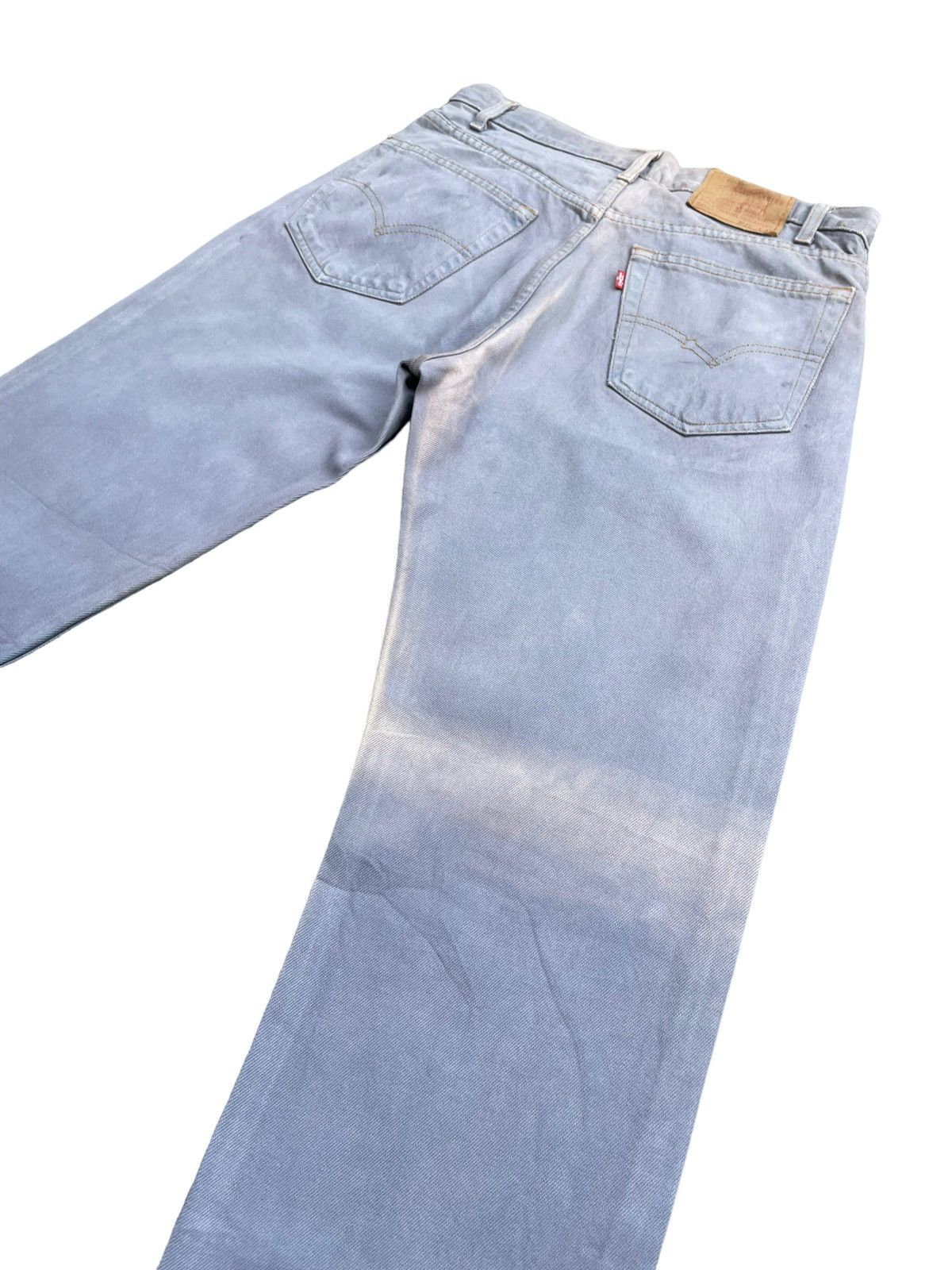 Levi's Vintage 2000 Levis 505 e Light Purple Faded Denim Size US 32 / EU 48 - 7 Thumbnail