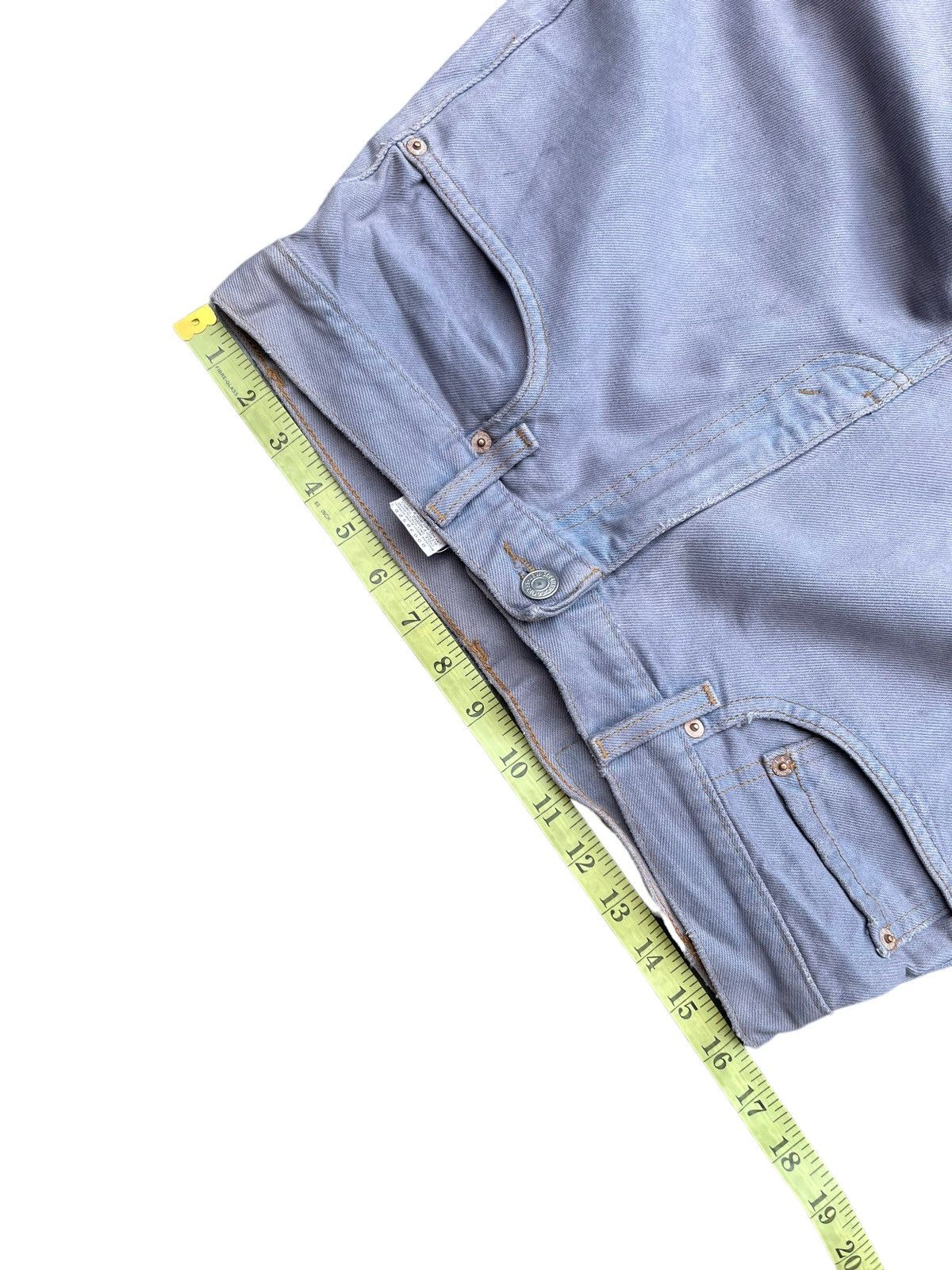 Levi's Vintage 2000 Levis 505 e Light Purple Faded Denim Size US 32 / EU 48 - 20 Thumbnail