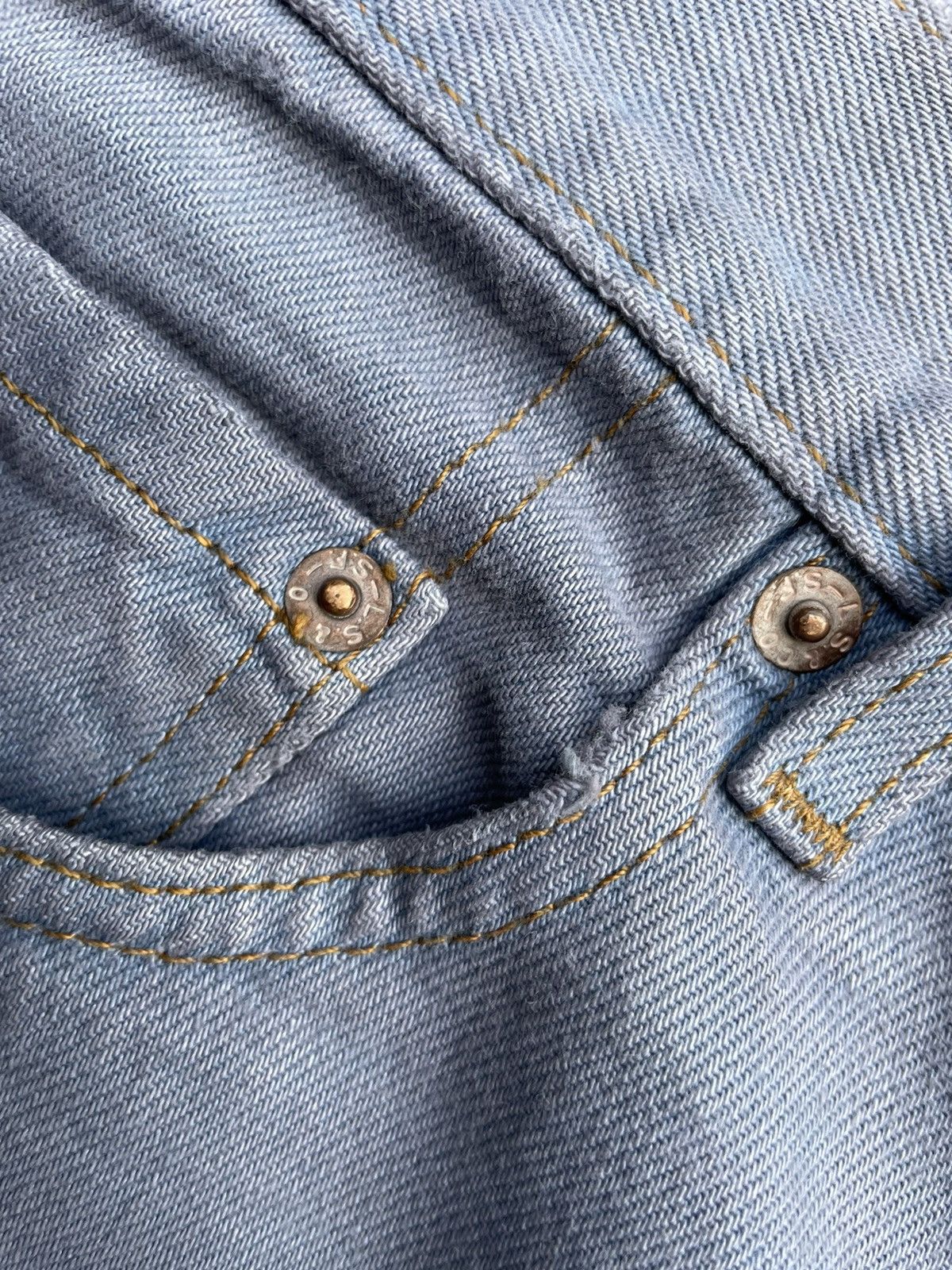 Levi's Vintage 2000 Levis 505 e Light Purple Faded Denim Size US 32 / EU 48 - 18 Thumbnail