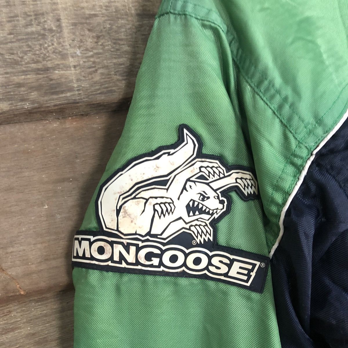 Japanese Brand D Mongoose Target vintage BMX Dark blue Jacket #c1181 Size US S / EU 44-46 / 1 - 10 Thumbnail