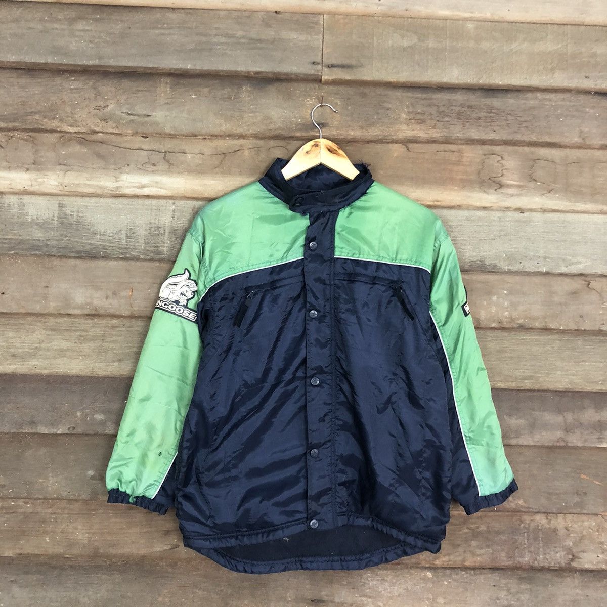 Japanese Brand D Mongoose Target vintage BMX Dark blue Jacket #c1181 Size US S / EU 44-46 / 1 - 3 Thumbnail