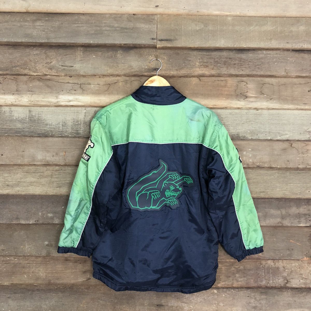 Japanese Brand D Mongoose Target vintage BMX Dark blue Jacket #c1181 Size US S / EU 44-46 / 1 - 12 Thumbnail