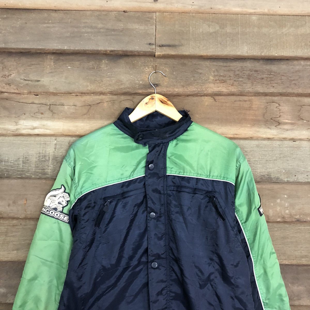 Japanese Brand D Mongoose Target vintage BMX Dark blue Jacket #c1181 Size US S / EU 44-46 / 1 - 9 Thumbnail