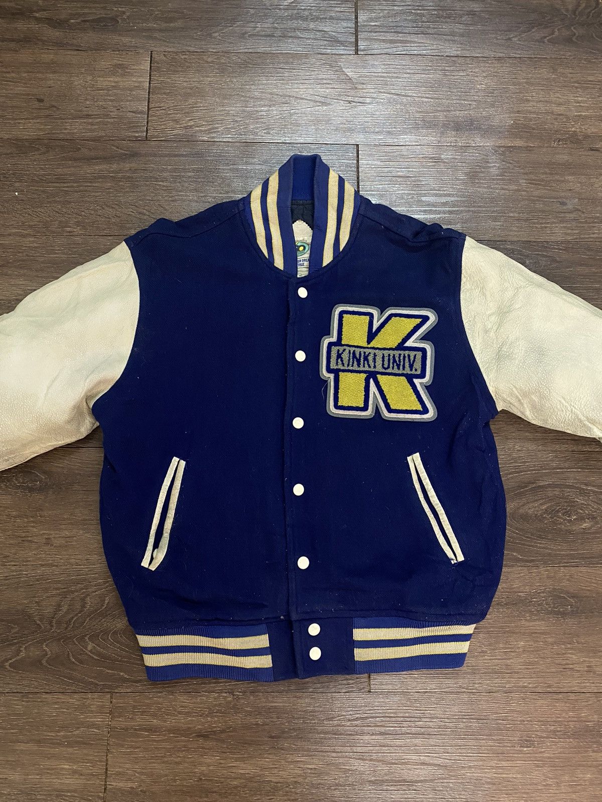 Vintage Vintage Bumble Bees Varsity Jacket – Kinki Univ Cheerleaders Size US M / EU 48-50 / 2 - 3 Thumbnail
