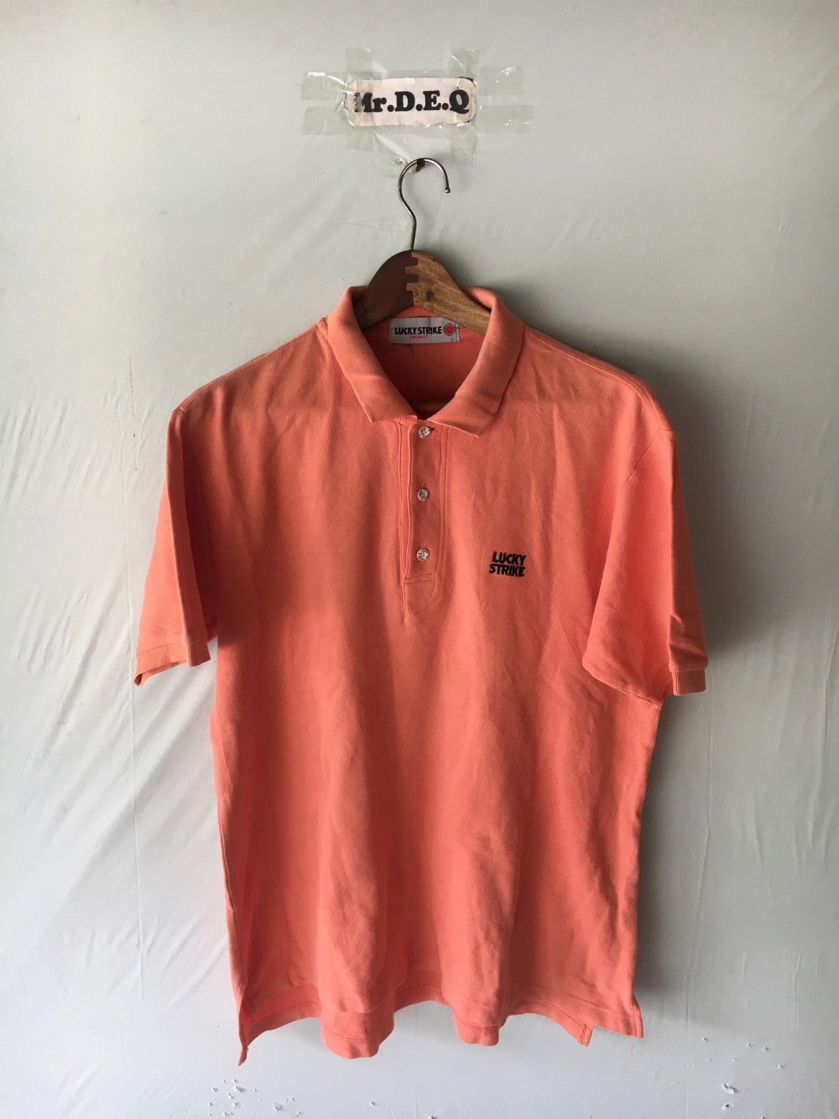 Vintage VINTAGE LUCKY STRIKE 90s POLOS SHIRT Size US L / EU 52-54 / 3 - 1 Thumbnail