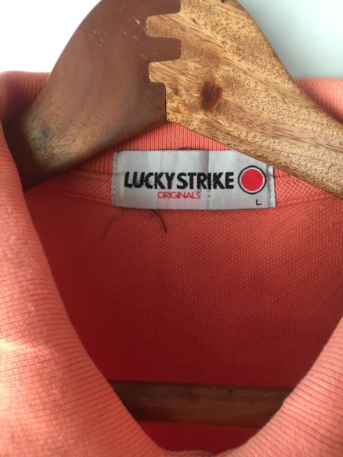 Vintage VINTAGE LUCKY STRIKE 90s POLOS SHIRT Size US L / EU 52-54 / 3 - 3 Thumbnail