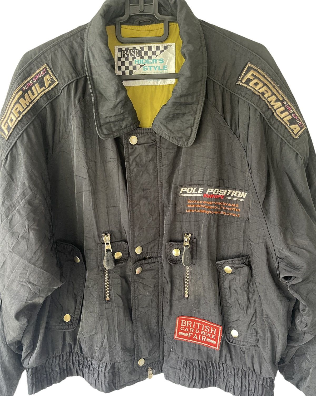 Sports Specialties VINTAGE RIDER'S STYLE BOMBER JACKET RACING Size US L / EU 52-54 / 3 - 4 Thumbnail