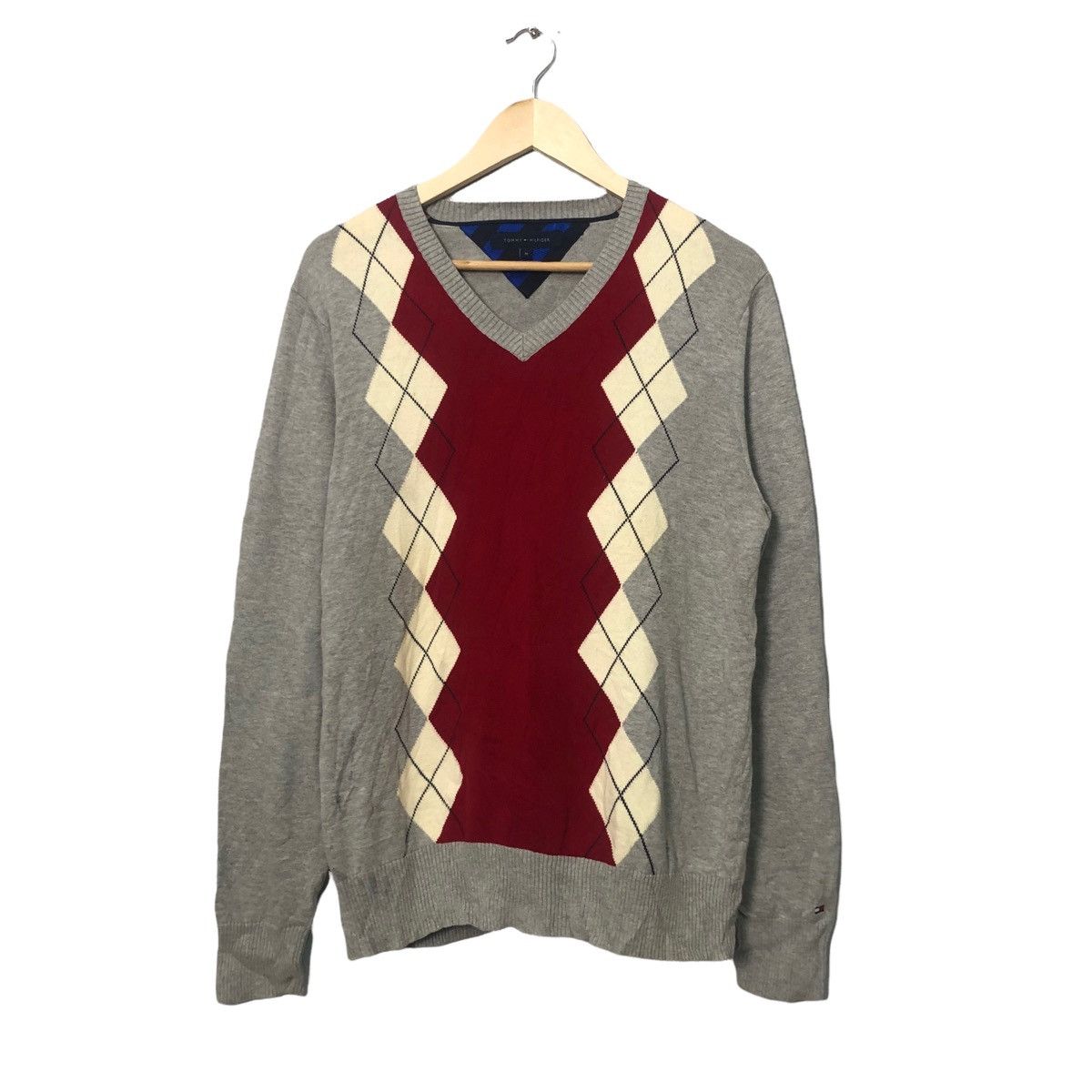 Aran Isles Knitwear Vintage Tommy Hilfiger Knitwear Sweater Jumper Size US M / EU 48-50 / 2 - 1 Thumbnail