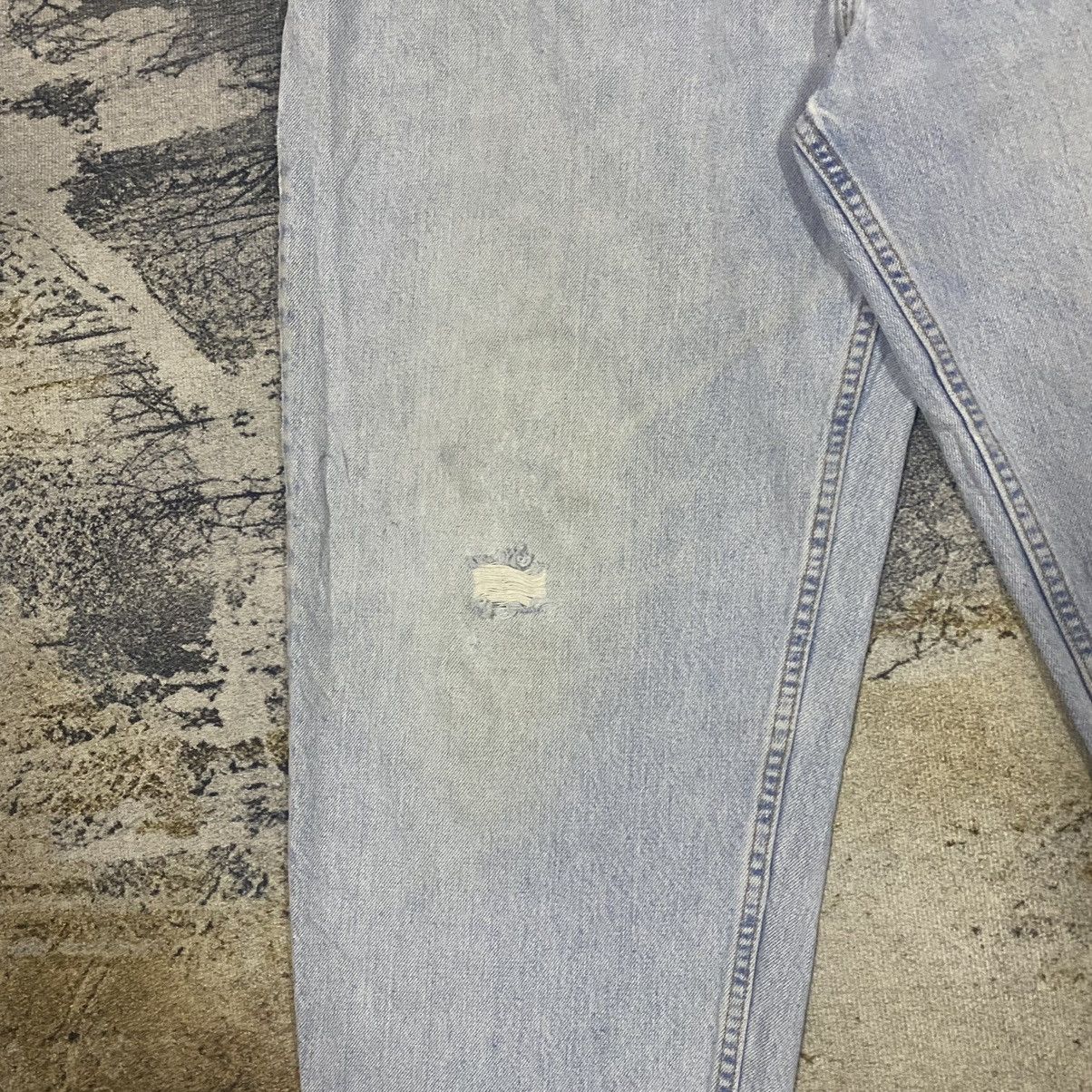 Jean × Levi's × Vintage Vintage Levis 560 90s Stright Faded Light Washed Jeans Size US 40 / EU 56 - 4 Thumbnail