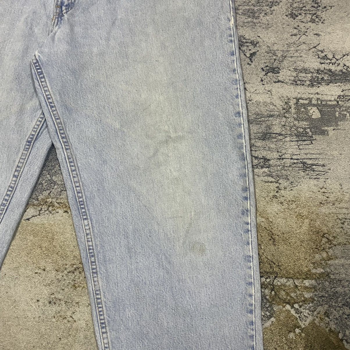 Jean × Levi's × Vintage Vintage Levis 560 90s Stright Faded Light Washed Jeans Size US 40 / EU 56 - 5 Thumbnail