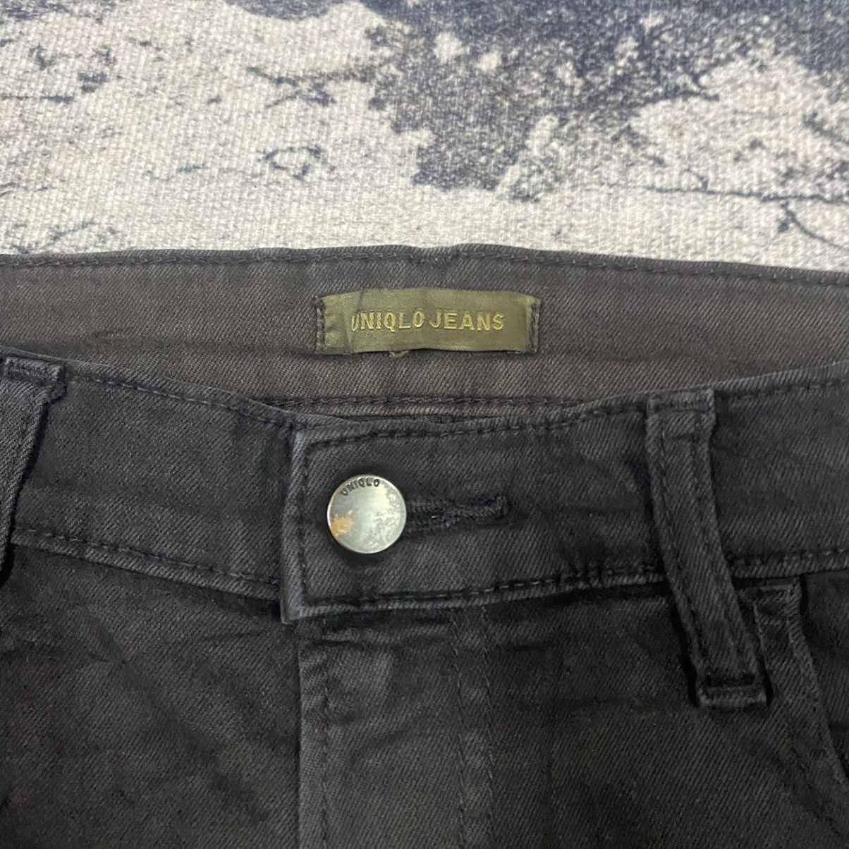 Japanese Brand × Vintage Vintage Japanese Uniqlo Faded Black Tapered Skinny Pants Size US 33 - 5 Thumbnail
