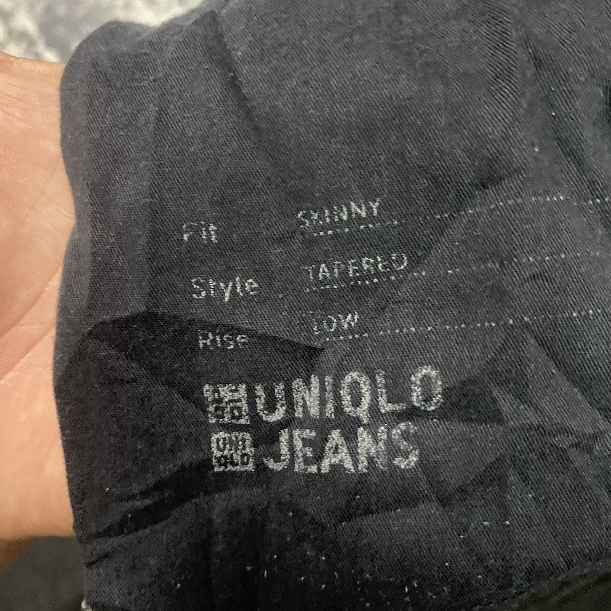 Japanese Brand × Vintage Vintage Japanese Uniqlo Faded Black Tapered Skinny Pants Size US 33 - 7 Thumbnail