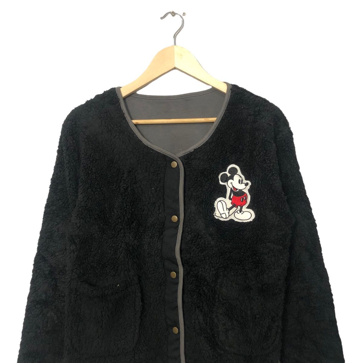 Cartoon Network Vtg Disney Mickey Mouse Reversible Big Logo Fleece Jacket Size US S / EU 44-46 / 1 - 4 Thumbnail