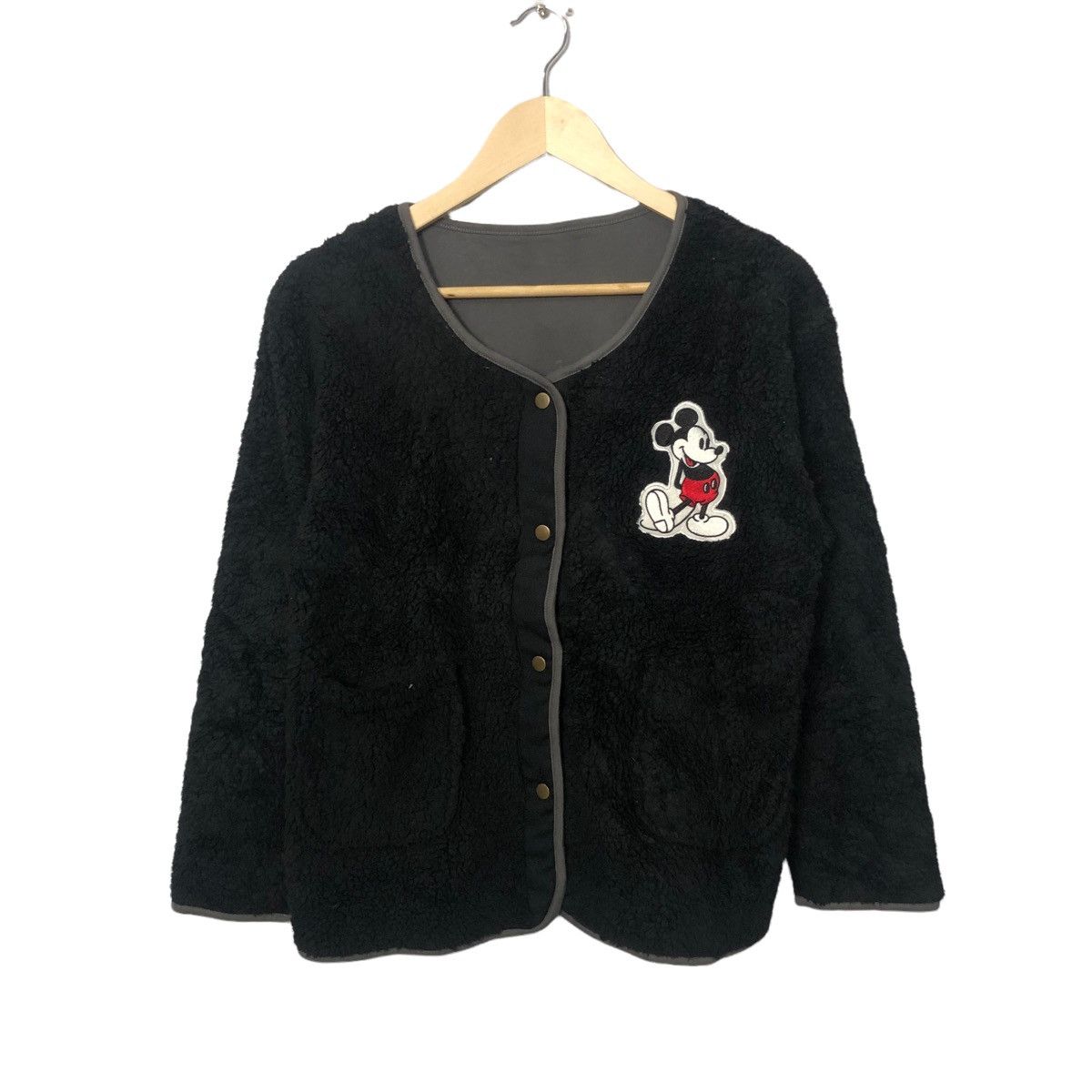 Cartoon Network Vtg Disney Mickey Mouse Reversible Big Logo Fleece Jacket Size US S / EU 44-46 / 1 - 1 Thumbnail
