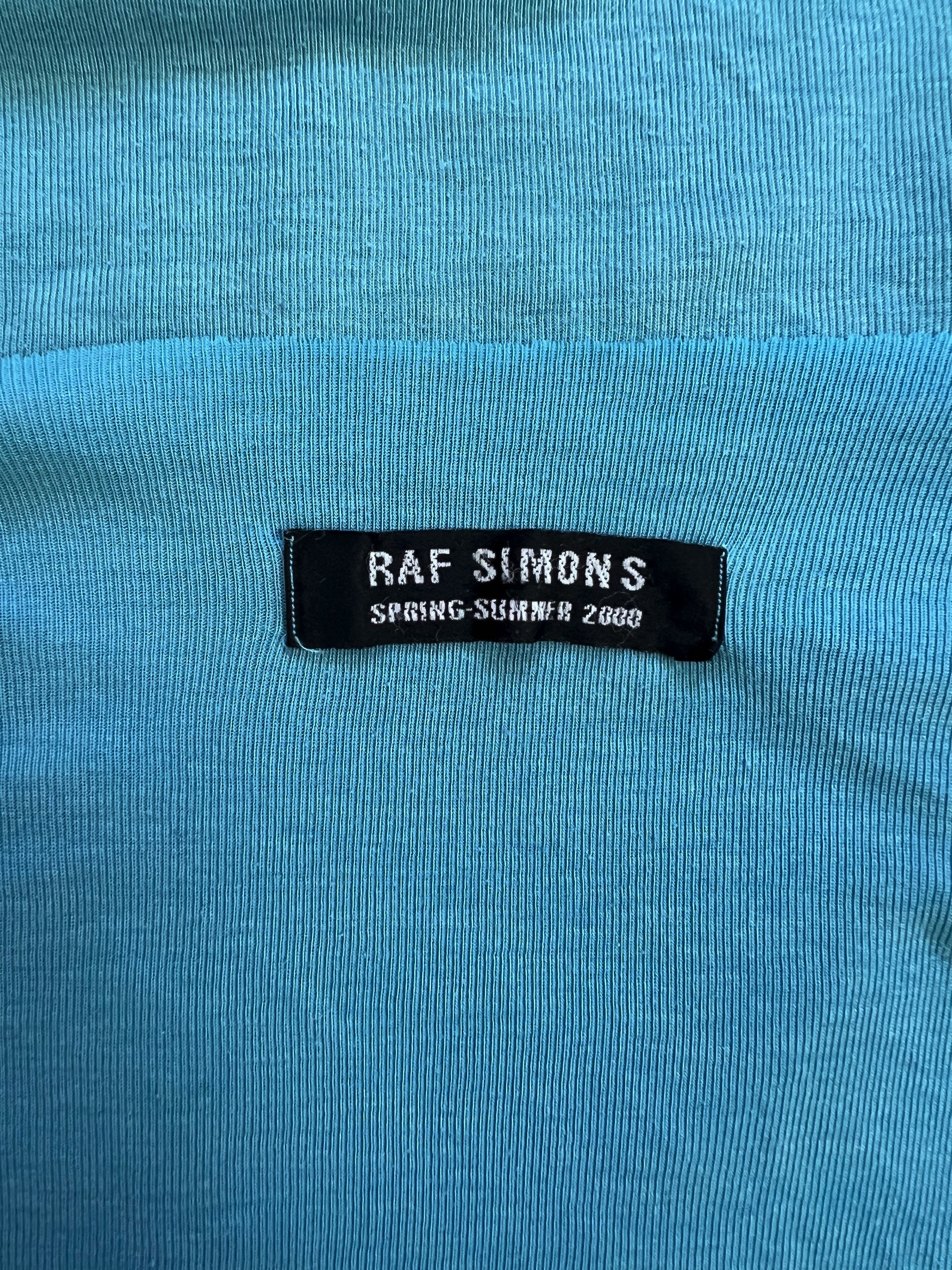 Raf Simons ⚡️QUICK SALE⚡️2000 Raf Simon Blue Tank Top Size US M / EU 48-50 / 2 - 4 Thumbnail