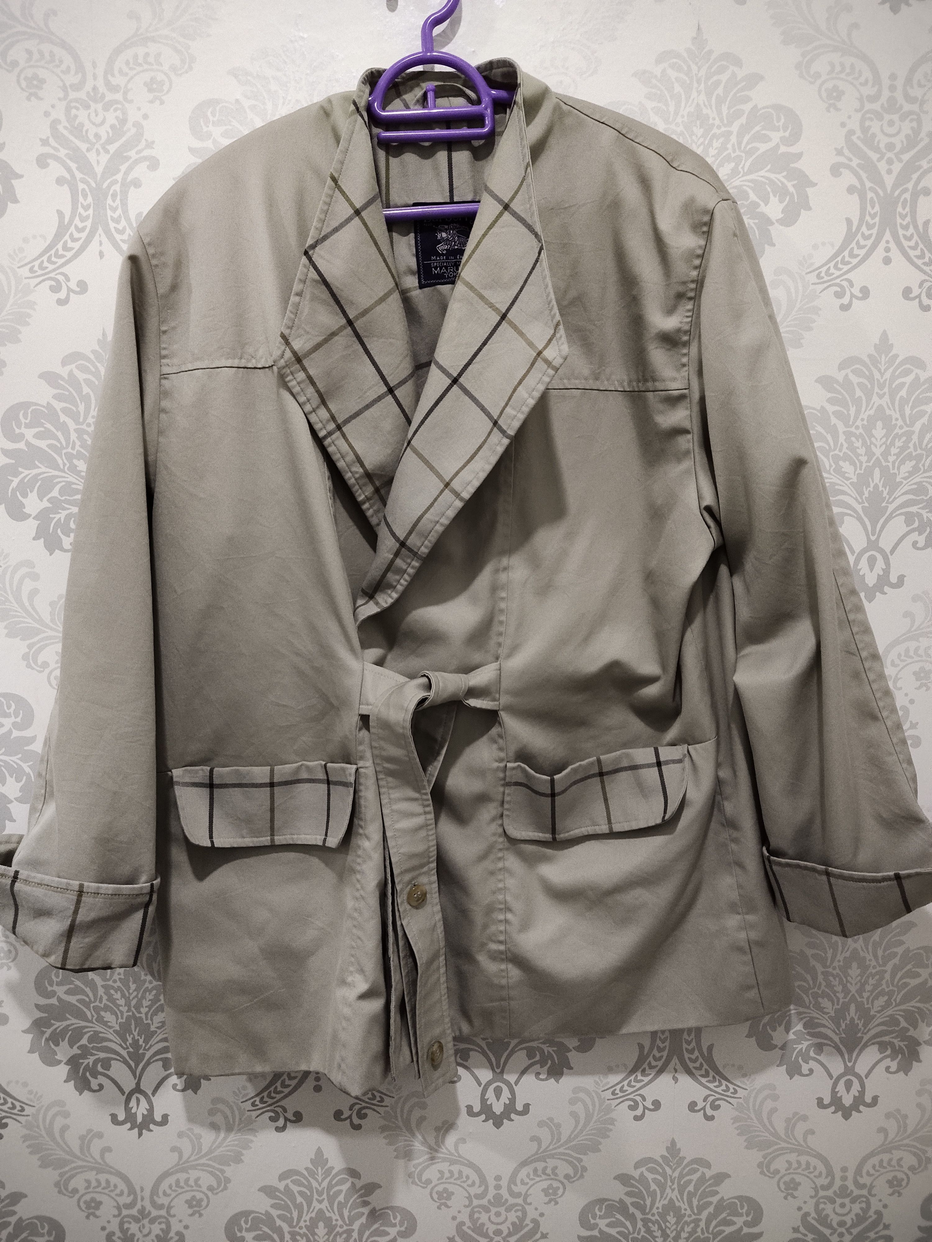 Burberry Rare!! Vintage Burberry Short Trench Coat / Jacket Size US M / EU 48-50 / 2 - 1 Thumbnail
