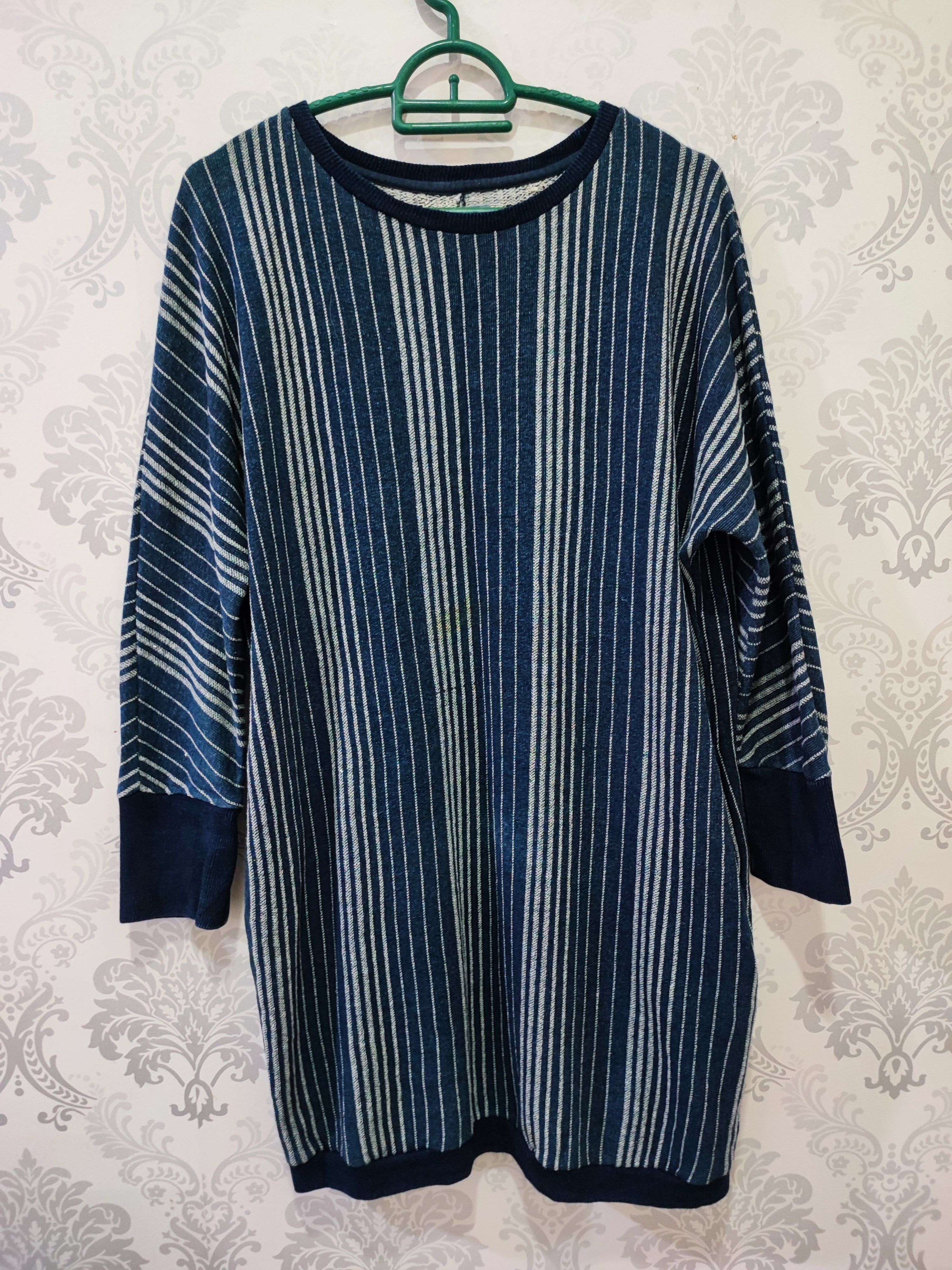 Blue Blue Japan Blue Blue Japan Oversized Long Indigo Striped Shirt Size US M / EU 48-50 / 2 - 1 Thumbnail