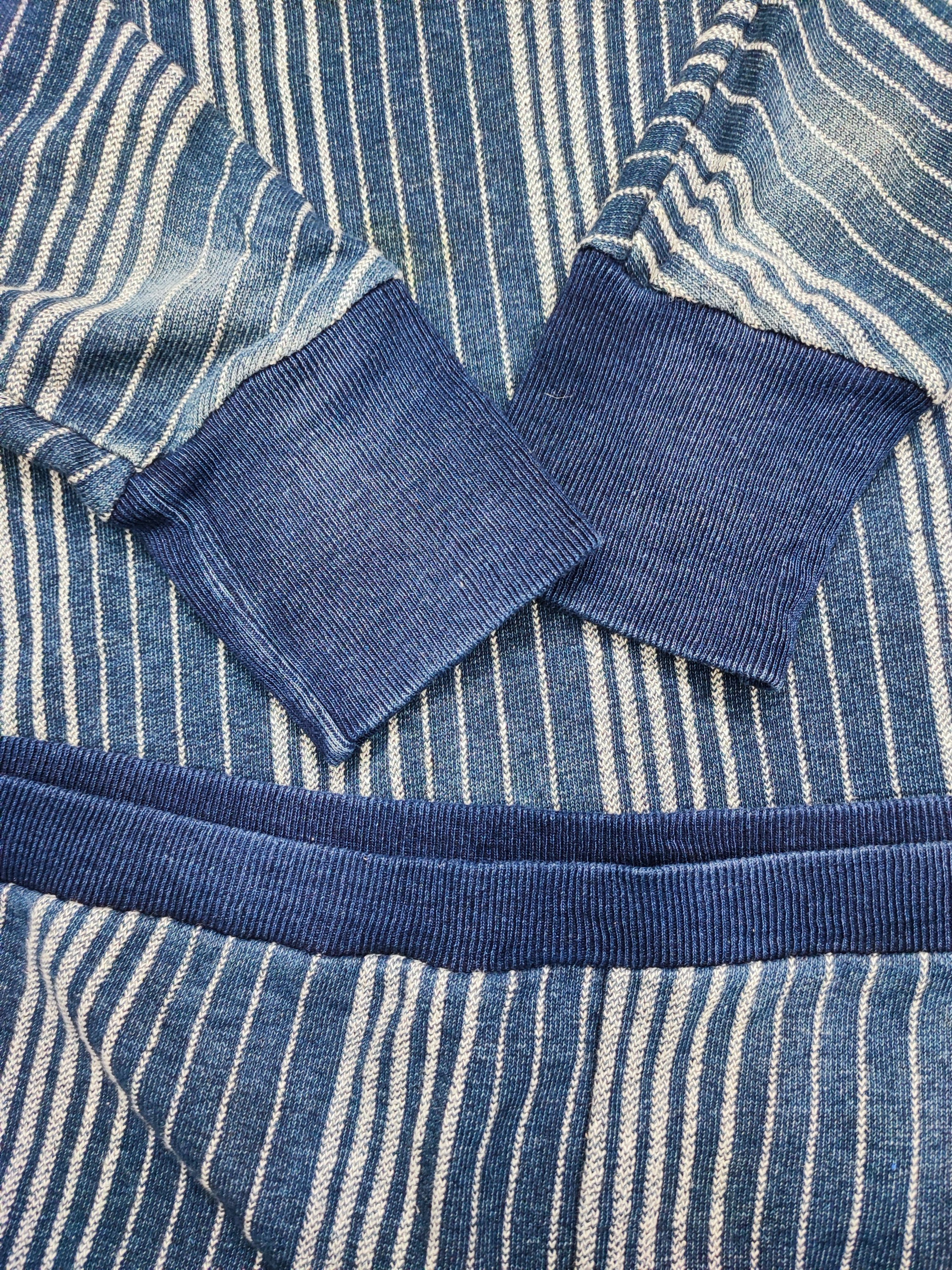 Blue Blue Japan Blue Blue Japan Oversized Long Indigo Striped Shirt Size US M / EU 48-50 / 2 - 3 Thumbnail