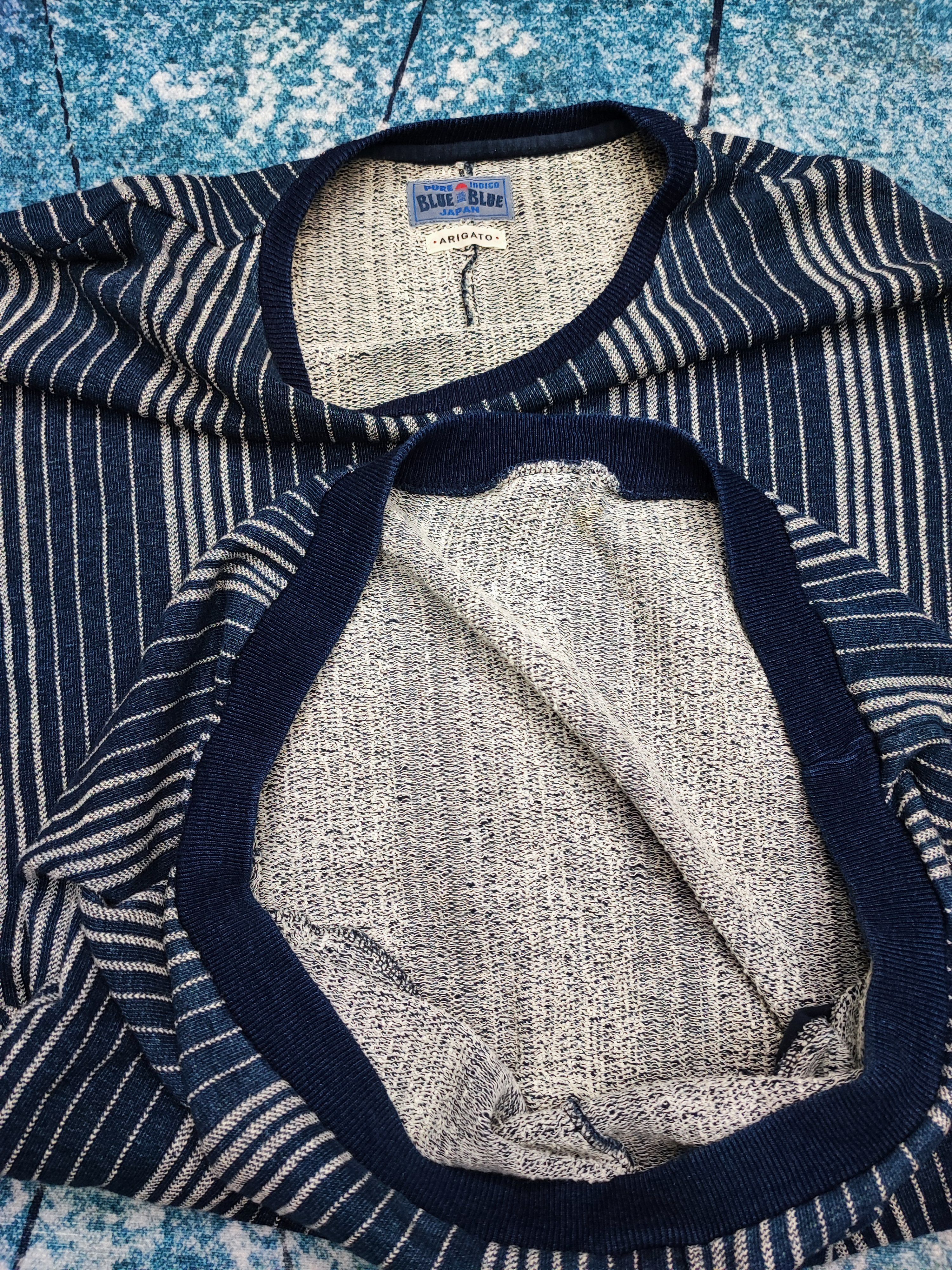 Blue Blue Japan Blue Blue Japan Oversized Long Indigo Striped Shirt Size US M / EU 48-50 / 2 - 4 Thumbnail