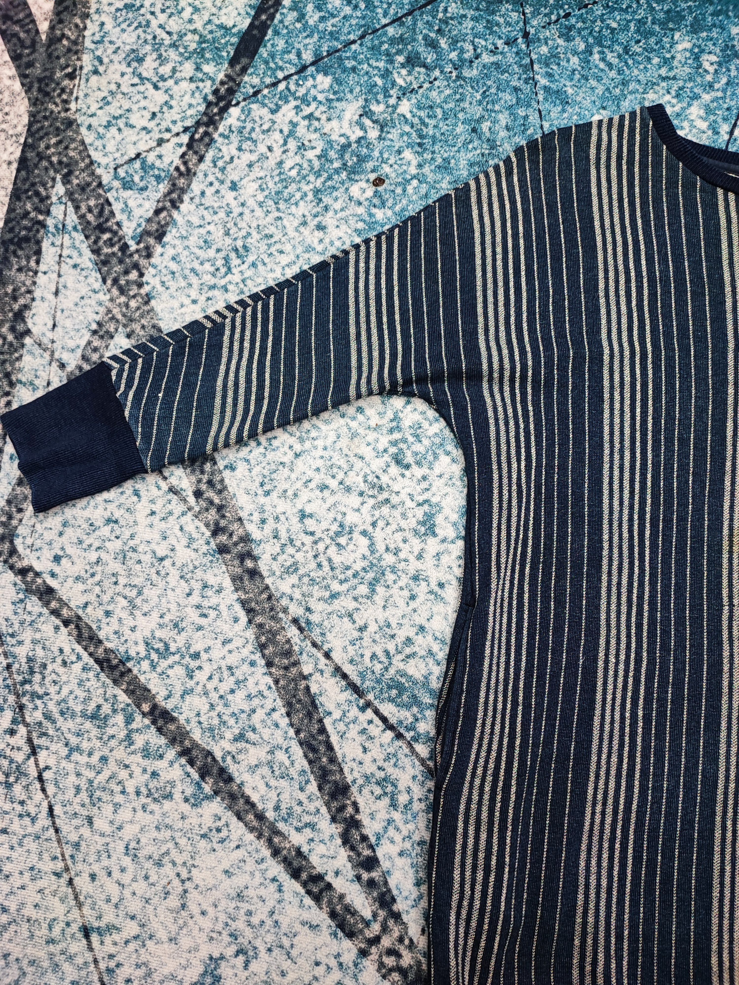 Blue Blue Japan Blue Blue Japan Oversized Long Indigo Striped Shirt Size US M / EU 48-50 / 2 - 5 Thumbnail