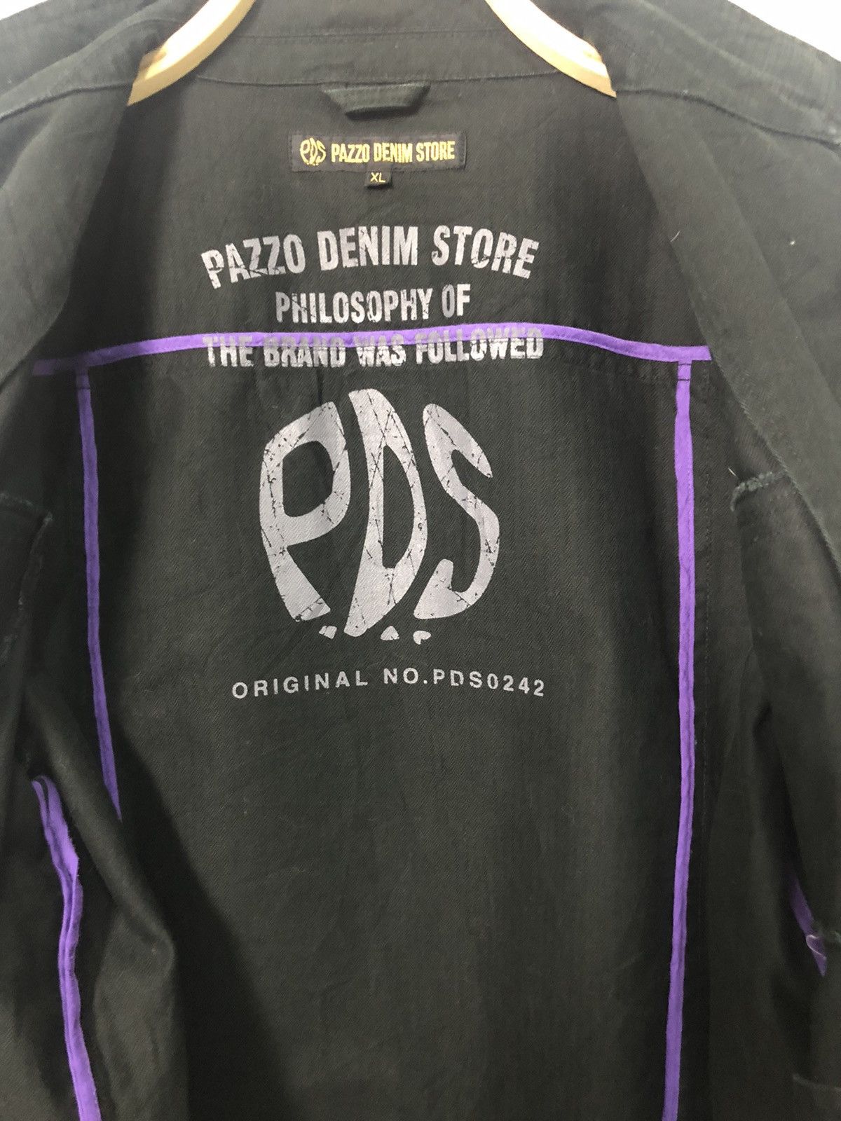 Japanese Brand Vintage Pazzo Denim Store Button Ups Jacket Size US M / EU 48-50 / 2 - 7 Thumbnail