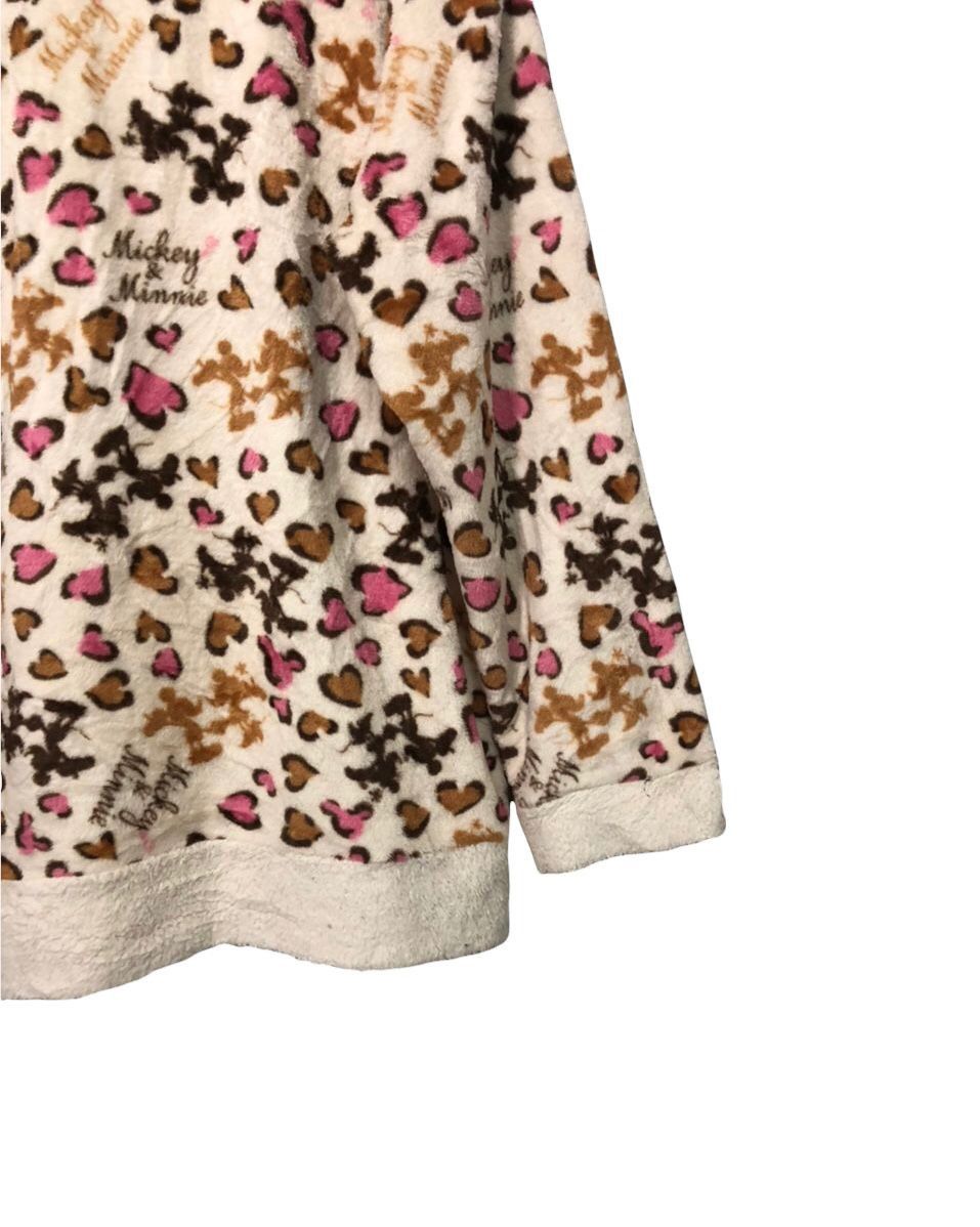 Japanese Brand Vintage Unbranded Mickey & Minnie Fleece Sweater Sweatshirt Size US M / EU 48-50 / 2 - 6 Thumbnail