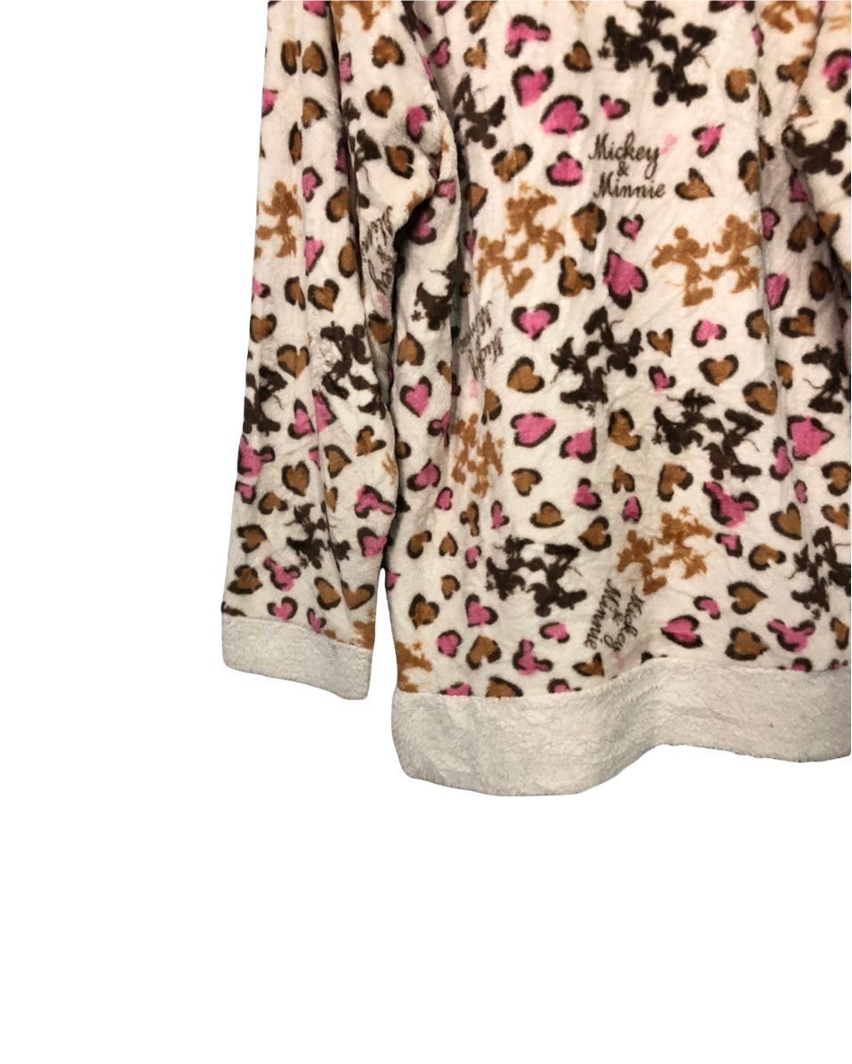 Japanese Brand Vintage Unbranded Mickey & Minnie Fleece Sweater Sweatshirt Size US M / EU 48-50 / 2 - 7 Thumbnail