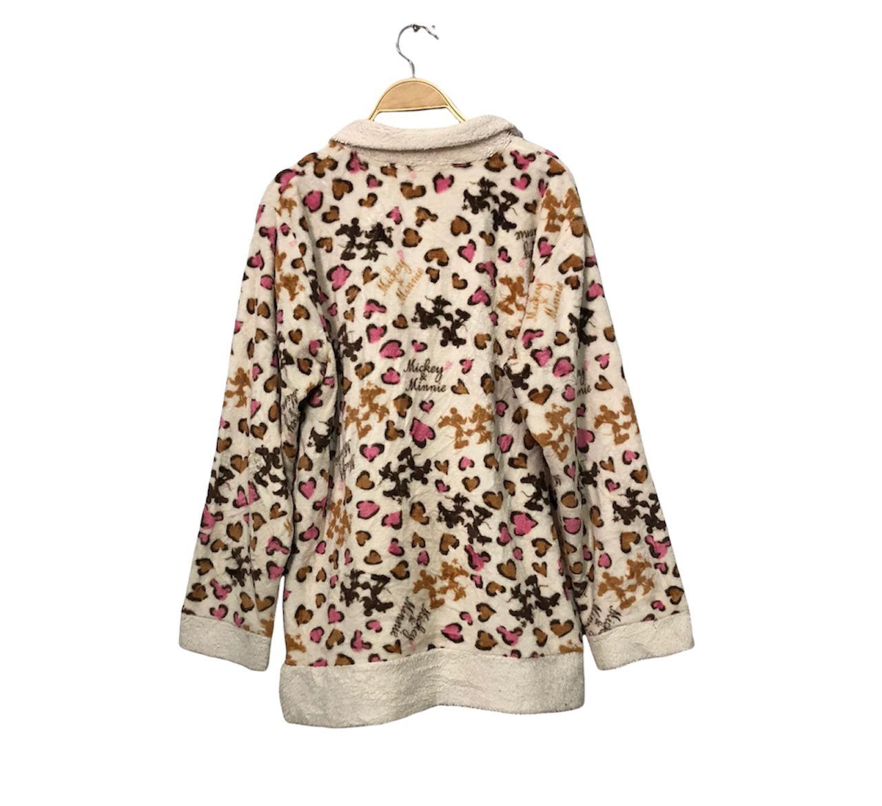 Japanese Brand Vintage Unbranded Mickey & Minnie Fleece Sweater Sweatshirt Size US M / EU 48-50 / 2 - 5 Thumbnail