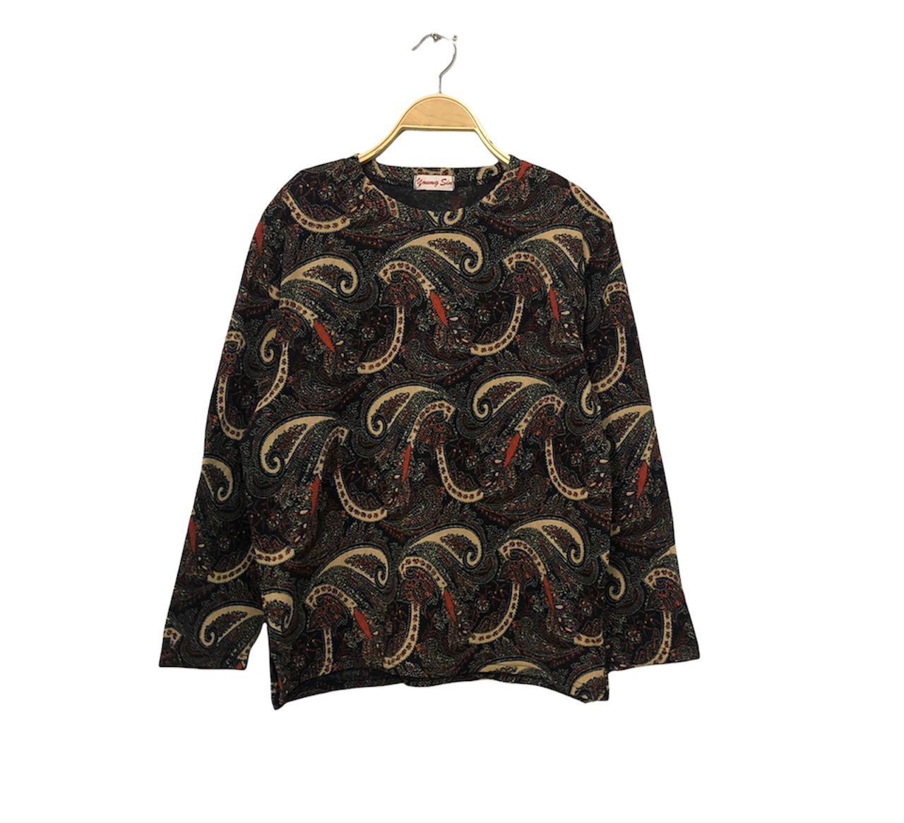Japanese Brand Vintage Young Sin Long Sleeve Shirt Blouse Size M / US 6-8 / IT 42-44 - 1 Thumbnail