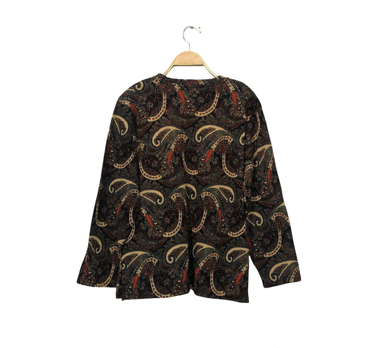 Japanese Brand Vintage Young Sin Long Sleeve Shirt Blouse Size M / US 6-8 / IT 42-44 - 5 Thumbnail