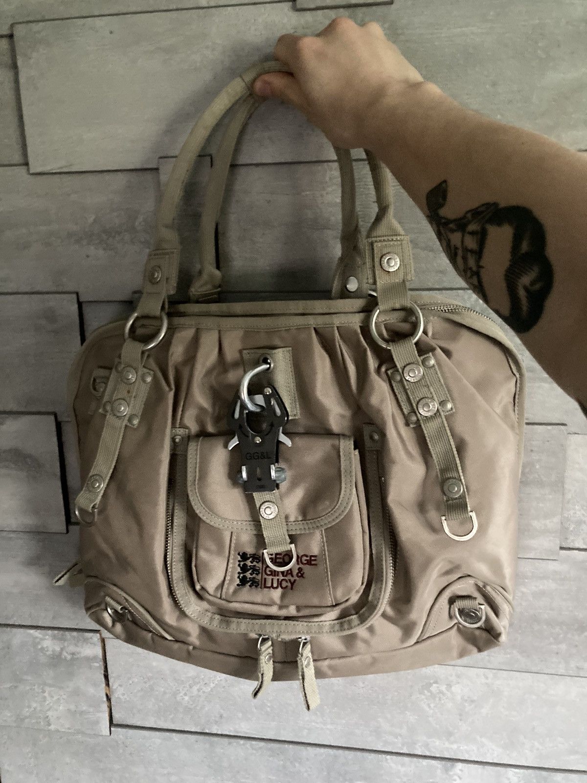 GEORGE GINA & LUCY Borsa A Tracolla Lucky Star – Elegante E Romantica, Rosa/Antracite
