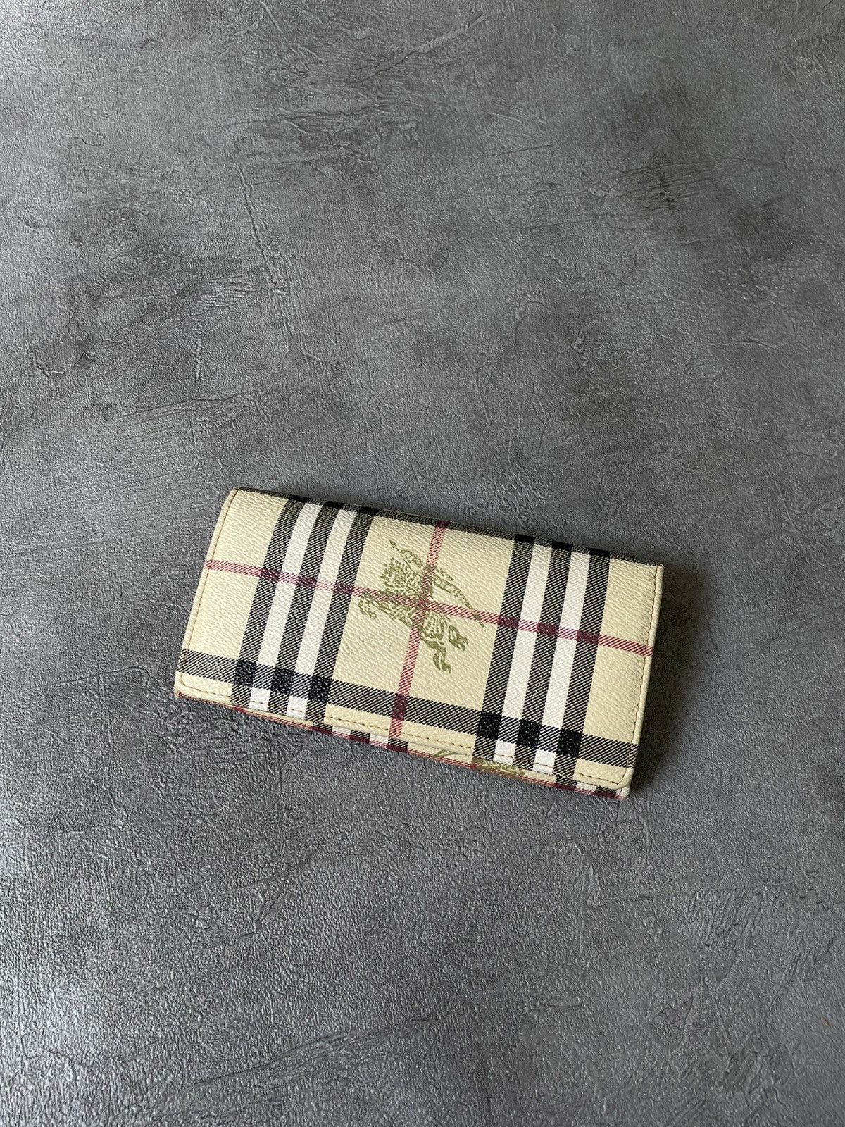 Vintage y2k Burberry monogram wallet