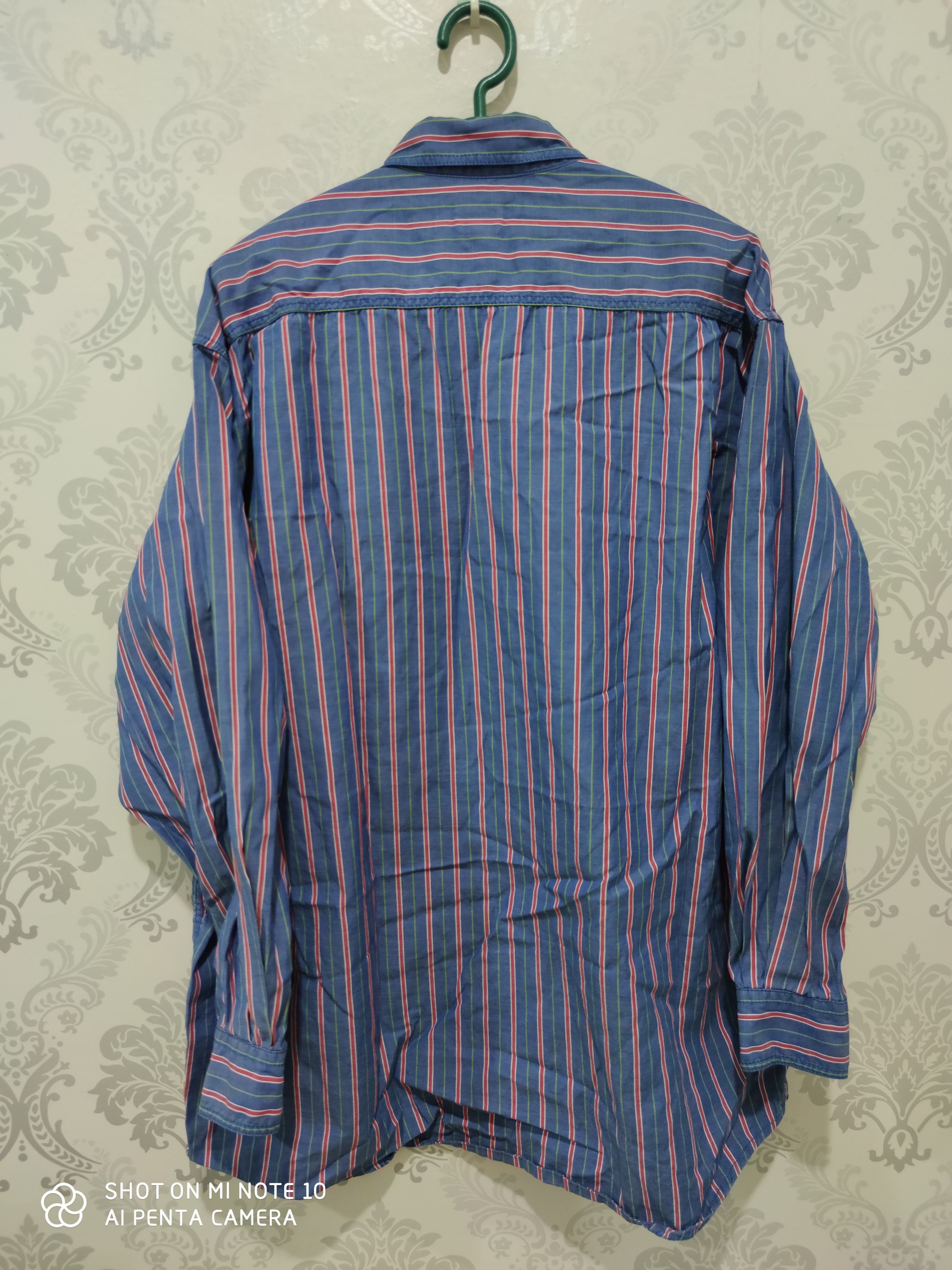 Nigel Cabourn Vintage Nigel Cabourn Long Sleeve Stripe Button Up Shirt Size US M / EU 48-50 / 2 - 6 Thumbnail