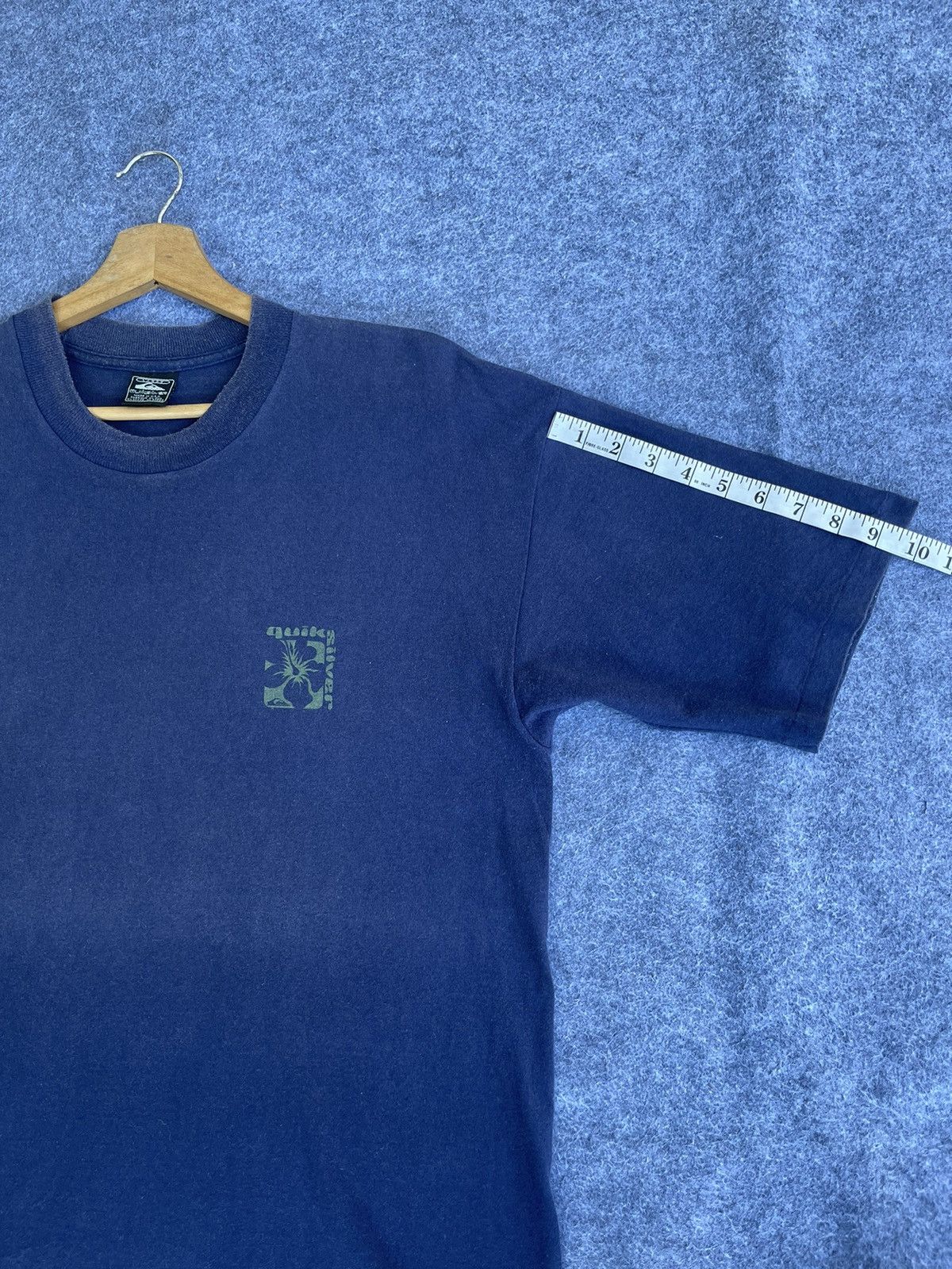 Quiksilver Last Drop🔥Rarest🔥Vintage 90s Quiksilver SUN FADED T Shirt Size US L / EU 52-54 / 3 - 11 Thumbnail