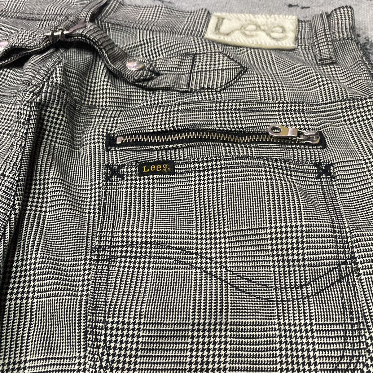 Japanese Brand × Seditionaries × Vintage Vintage Lee Checkered Belt Buckle Punk Trousers Pants Size US 35 - 10 Thumbnail