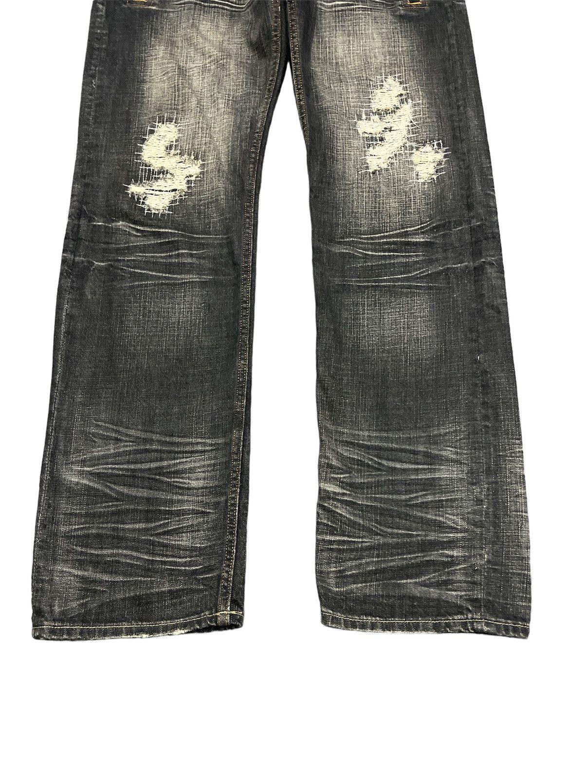 Japanese Brand × Vintage JAPANESE BRAND SORRIDERE RIPPED DENIM PANT Size US 34 / EU 50 - 4 Thumbnail