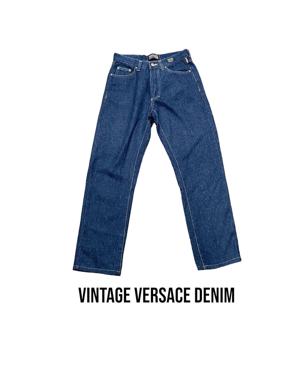 Versace Vintage Versace Jeans Couture Denim Size US 27 - 1 Thumbnail