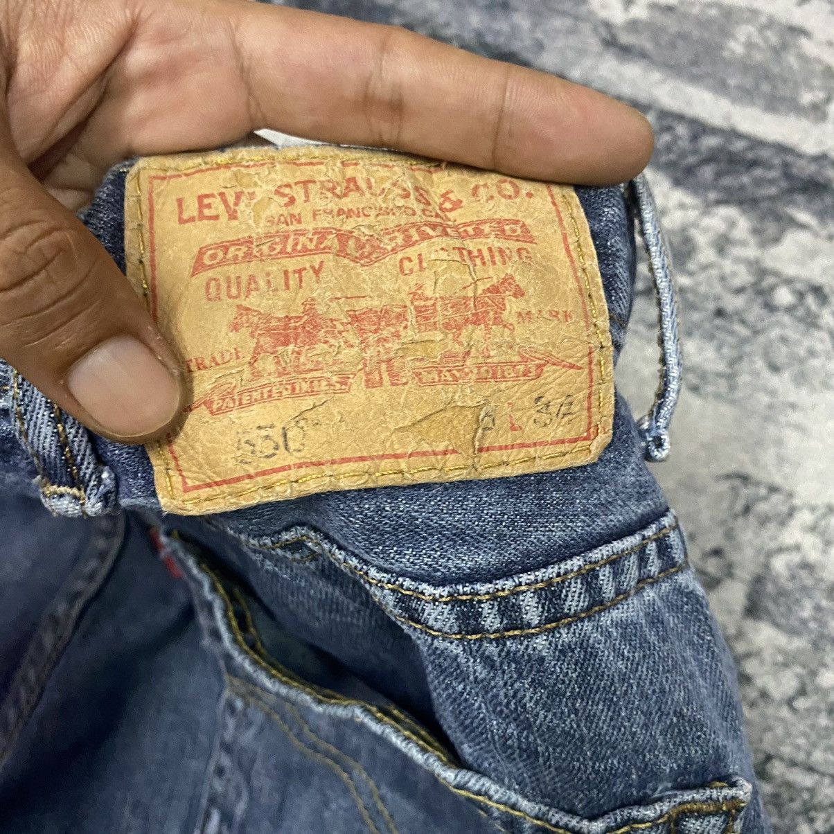Levi's Vintage Levis 550 Baggy Denim Jeans Size US 36 / EU 52 - 10 Thumbnail