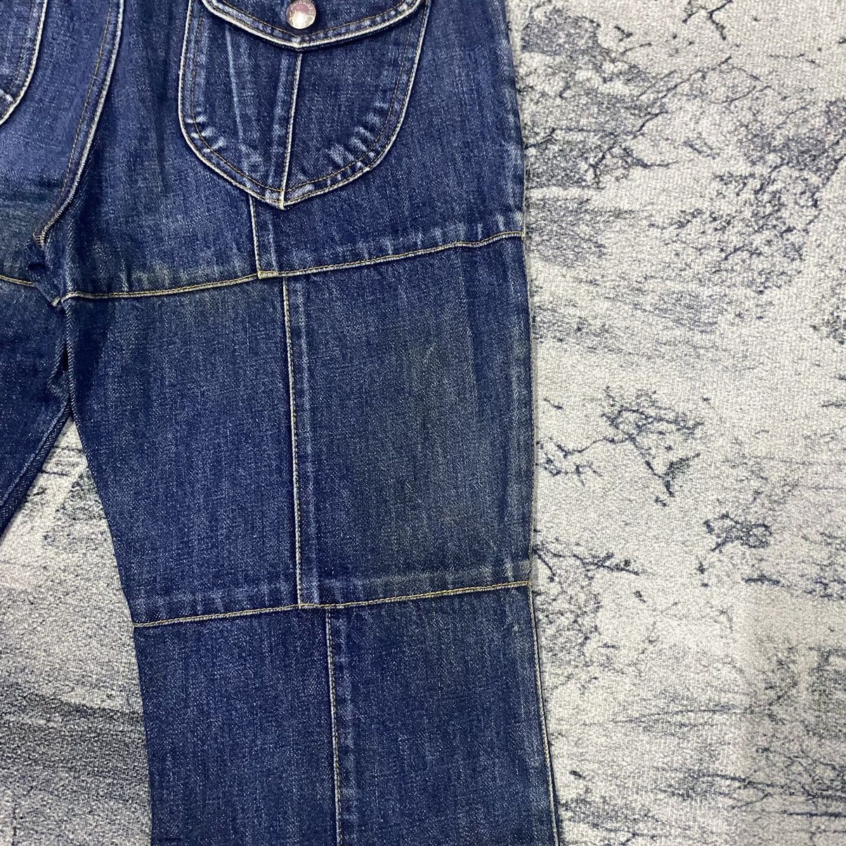 Designer × Katharine Hamnett London Vintage Katharine Hamnett London Checkered Plaid Denim Short Size 28" / US 6 / IT 42 - 8 Thumbnail