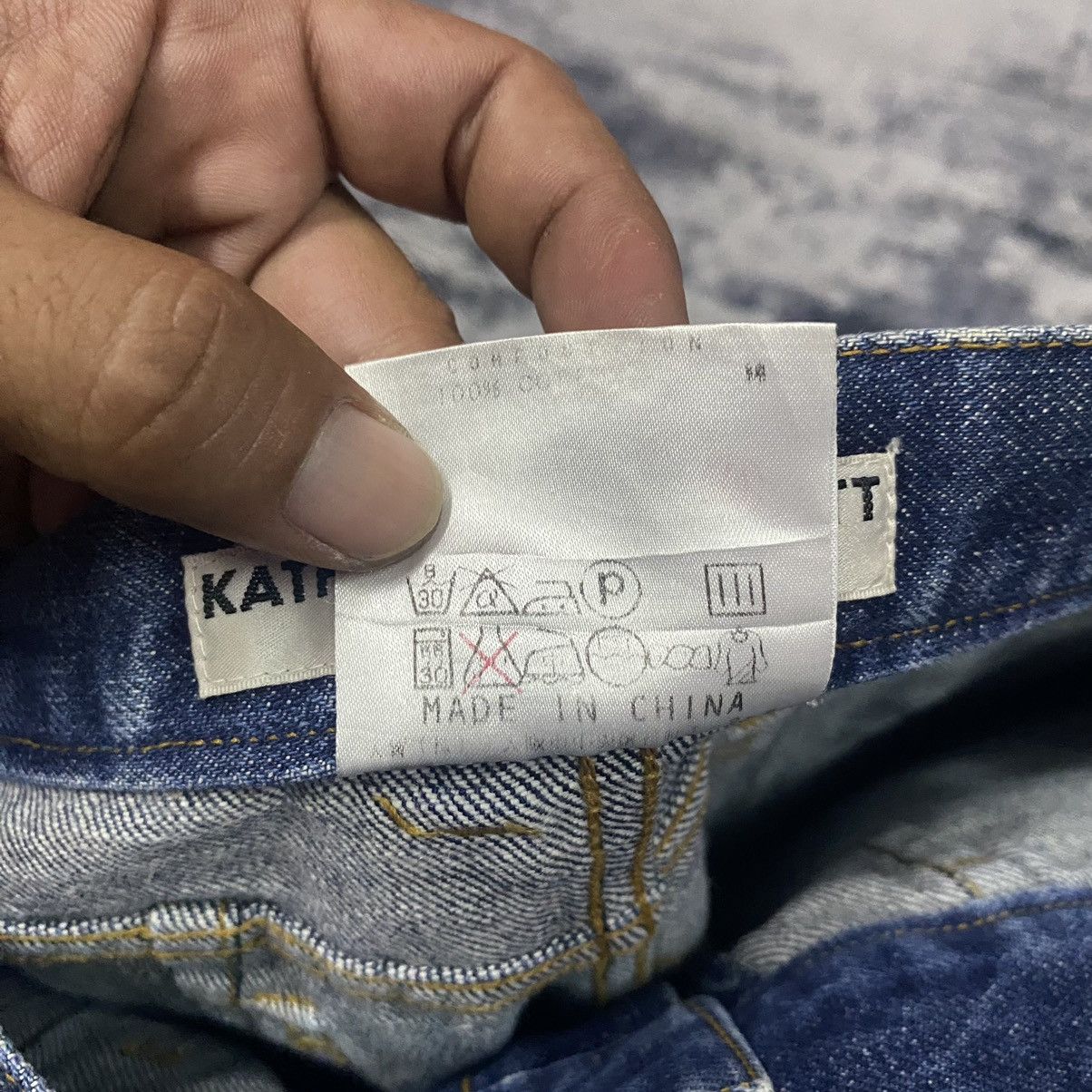 Designer × Katharine Hamnett London Vintage Katharine Hamnett London Checkered Plaid Denim Short Size 28" / US 6 / IT 42 - 6 Thumbnail