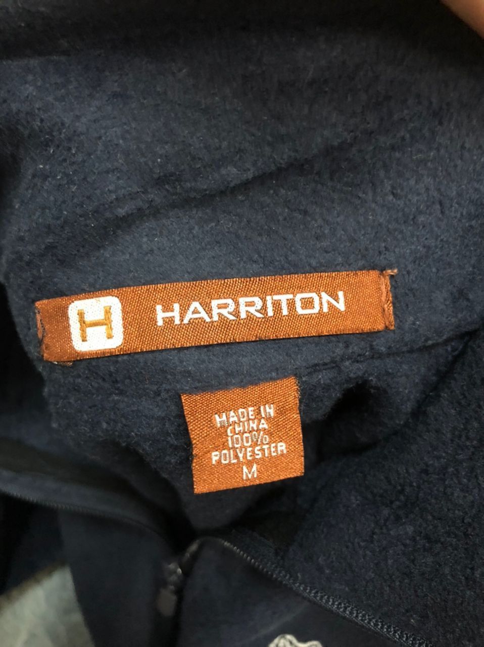 Harriton Vintage Harriton Embroidery Logo Zipper Ups Jacket Size US M / EU 48-50 / 2 - 9 Thumbnail