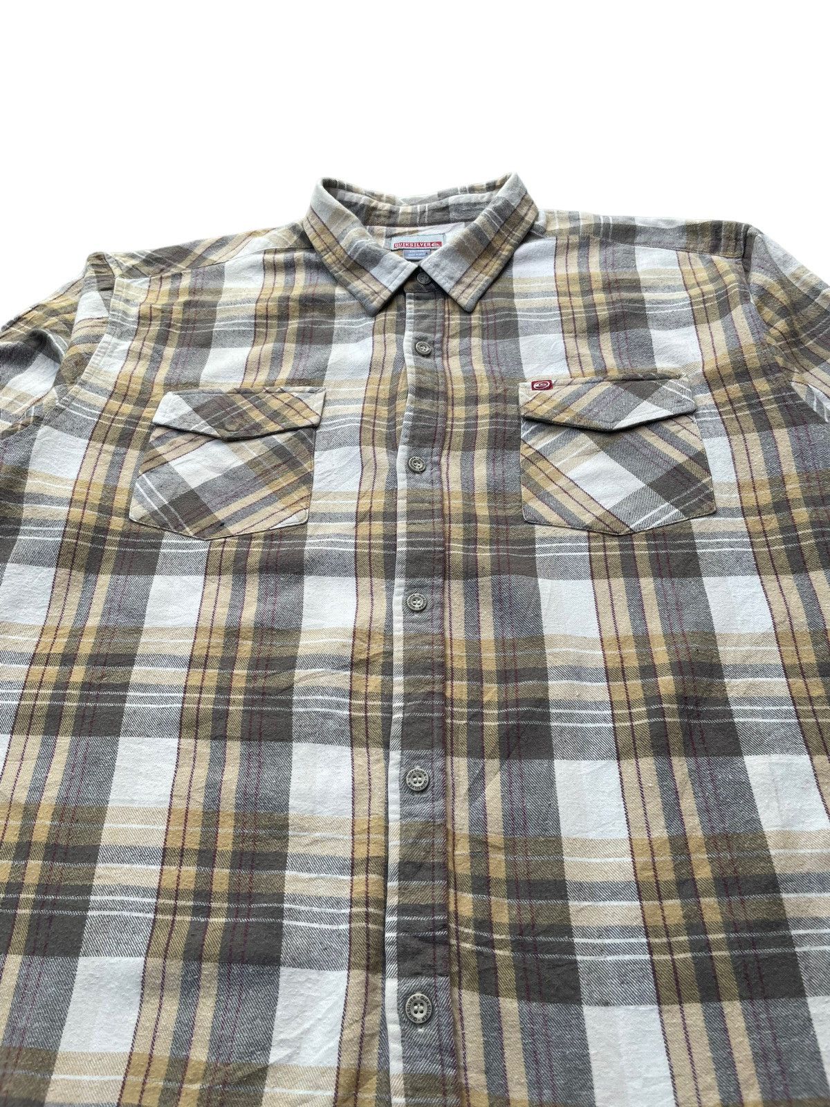 Quiksilver Vintage Quiksilver Flannel Shirt Size US XXL / EU 58 / 5 - 3 Thumbnail