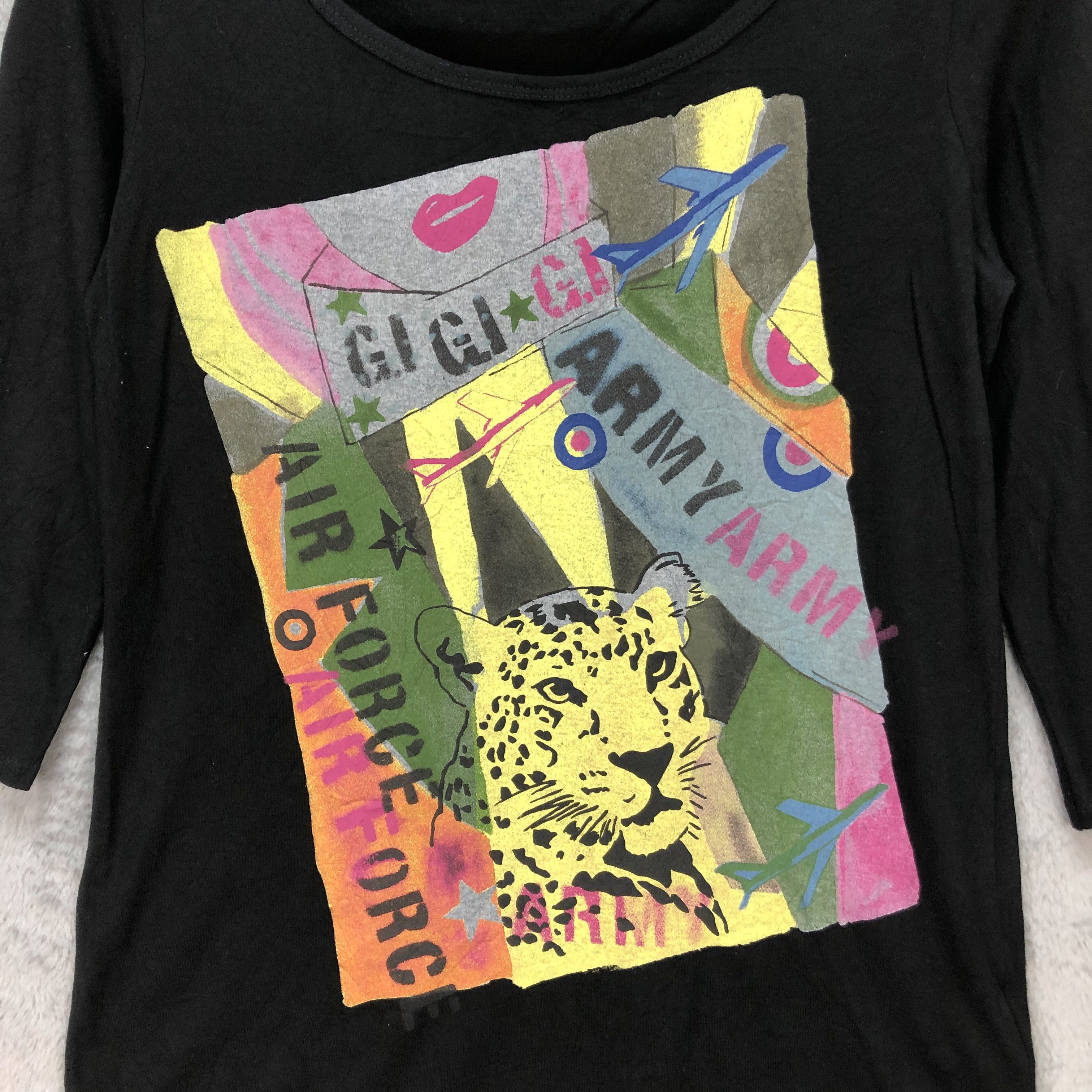 Comme Ca Ism Comme Ca Ism G.I Army Air Force Quarter Sleeve Tee #5711-203 Size M / US 6-8 / IT 42-44 - 3 Thumbnail