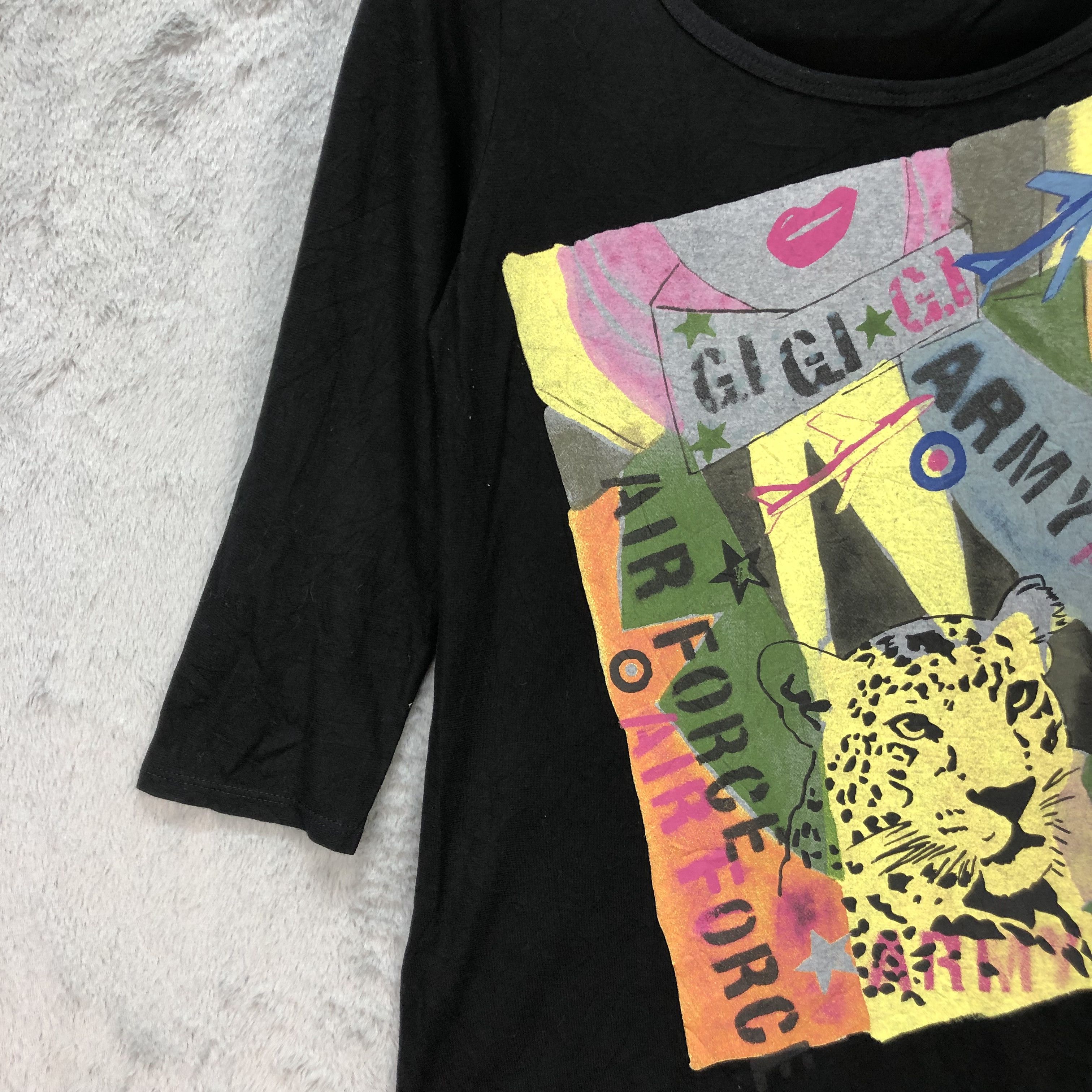 Comme Ca Ism Comme Ca Ism G.I Army Air Force Quarter Sleeve Tee #5711-203 Size M / US 6-8 / IT 42-44 - 5 Thumbnail