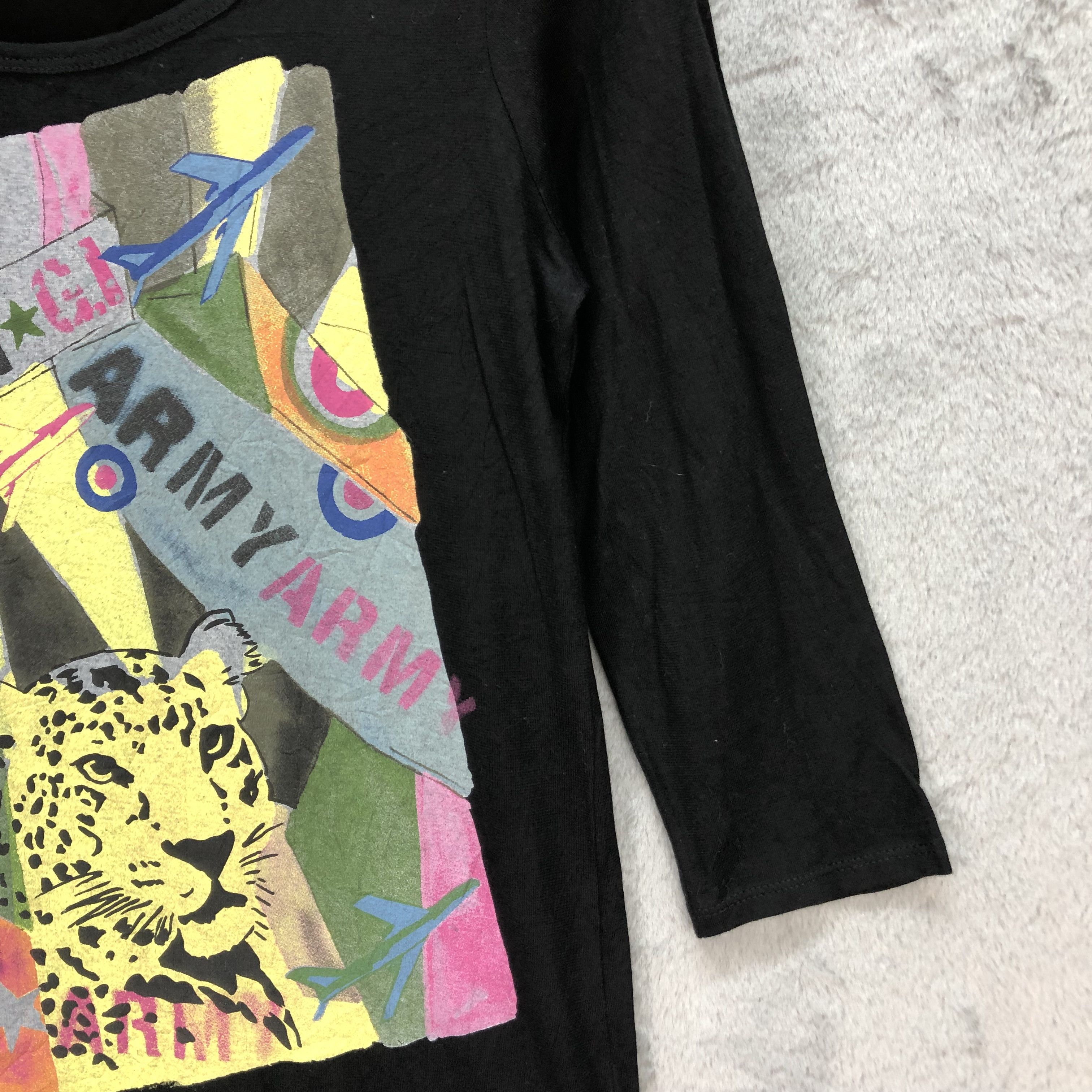 Comme Ca Ism Comme Ca Ism G.I Army Air Force Quarter Sleeve Tee #5711-203 Size M / US 6-8 / IT 42-44 - 6 Thumbnail