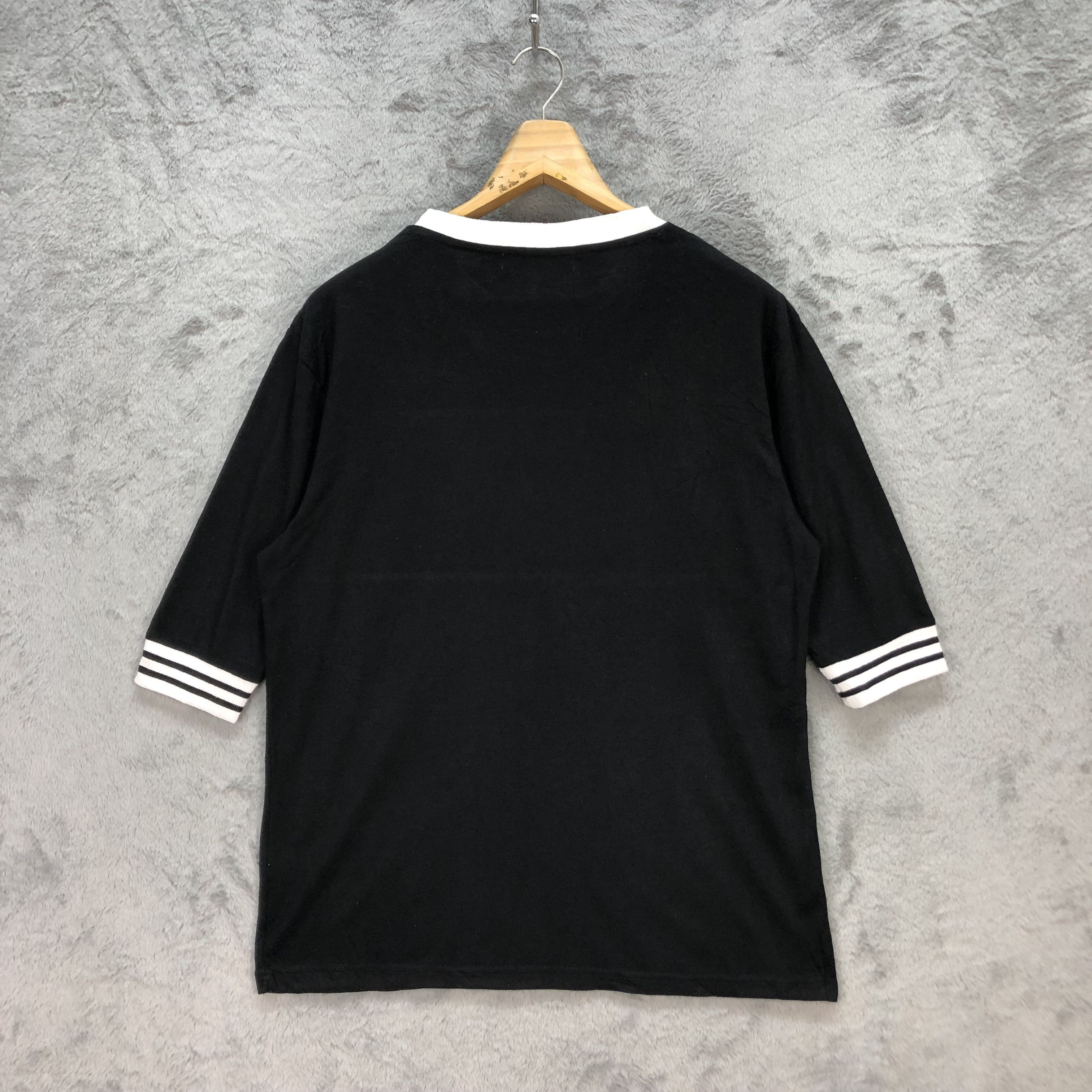 PONY PONY Big Logo Quarter Sleeve Ringer Tees #5707-203 Size US M / EU 48-50 / 2 - 9 Thumbnail