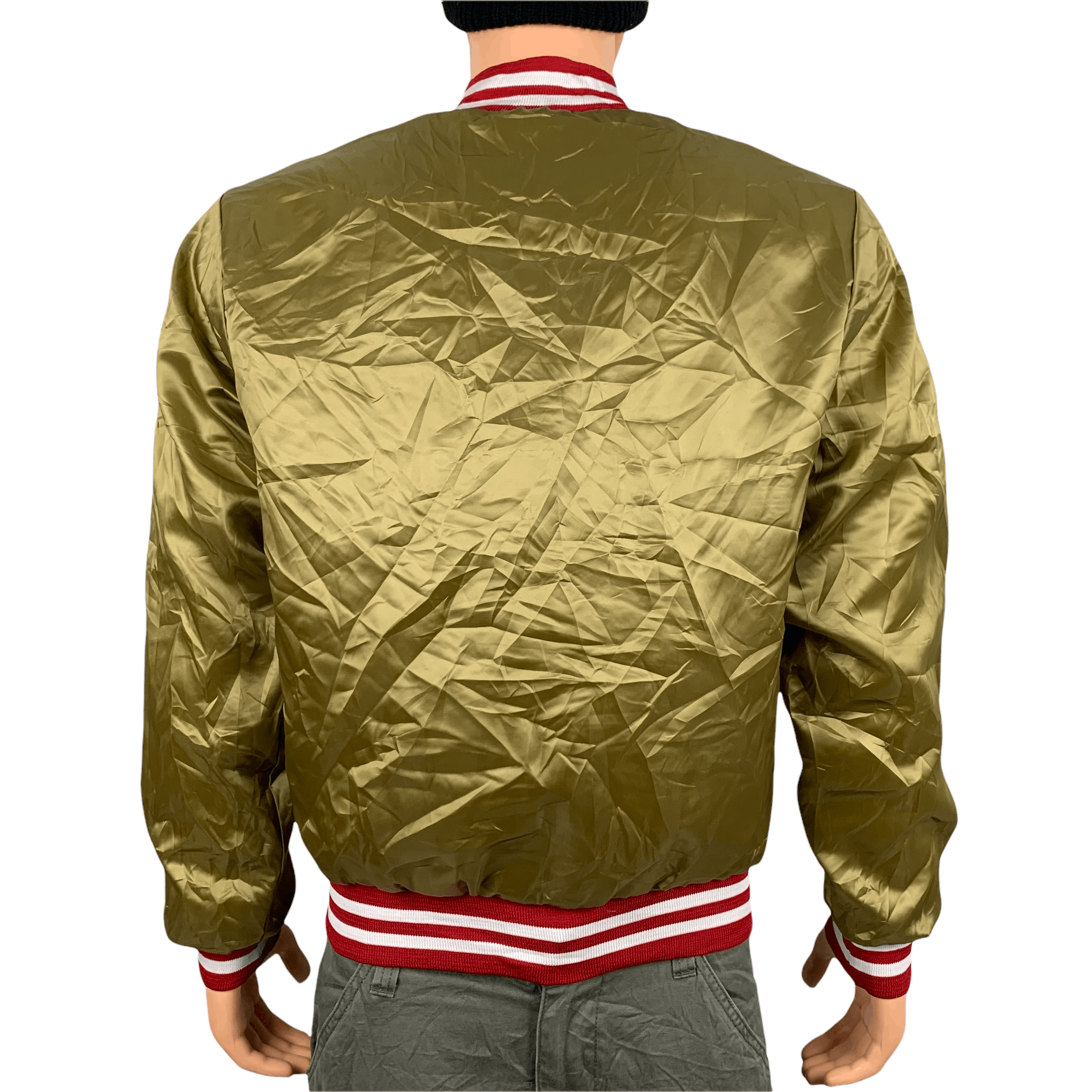 NFL Vintage SF Satin Coach Jacket #3613-55 Size US S / EU 44-46 / 1 - 10 Thumbnail