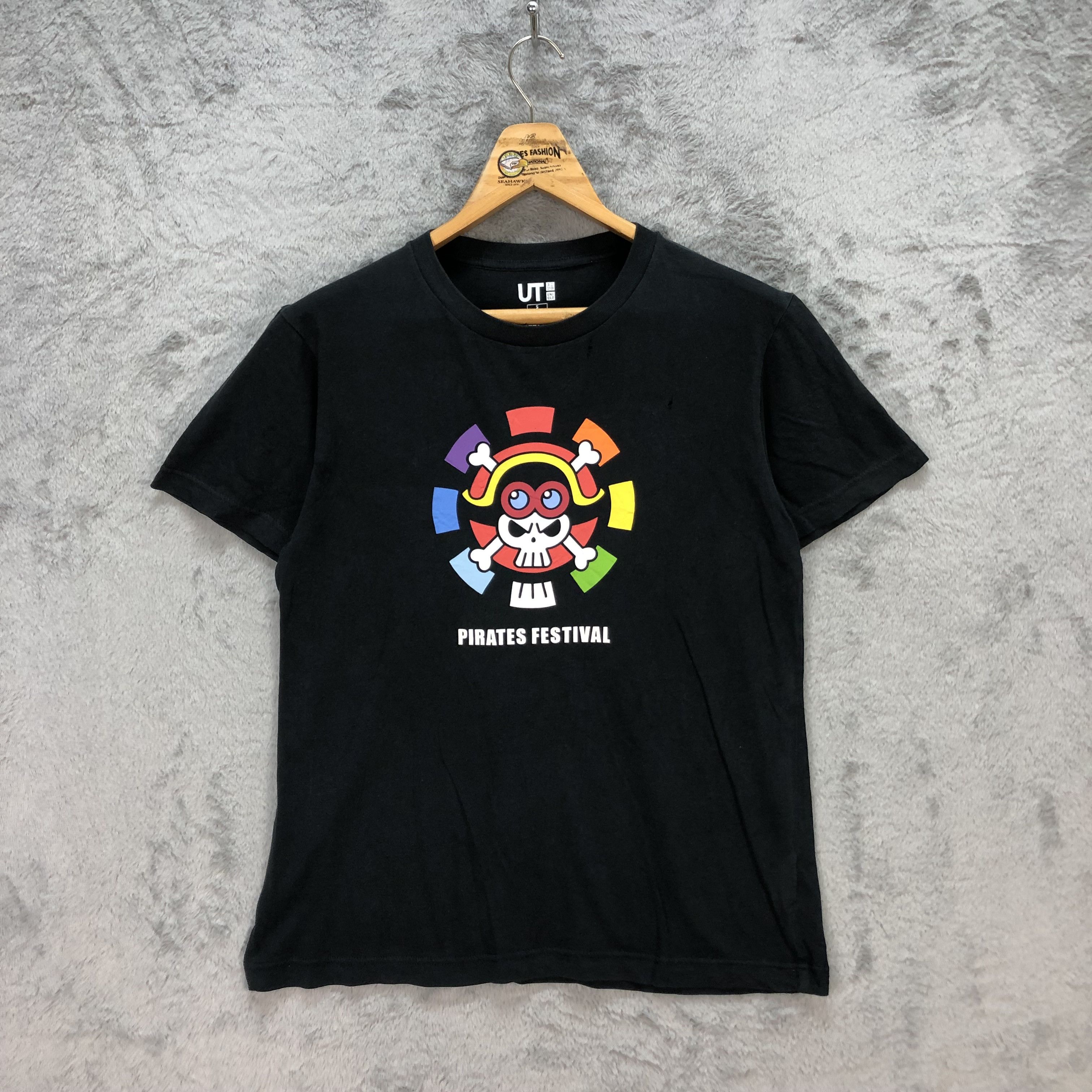 One Piece Anime One Piece Pirate Festival Logo Tees #5706-203 Size US S / EU 44-46 / 1 - 1 Thumbnail