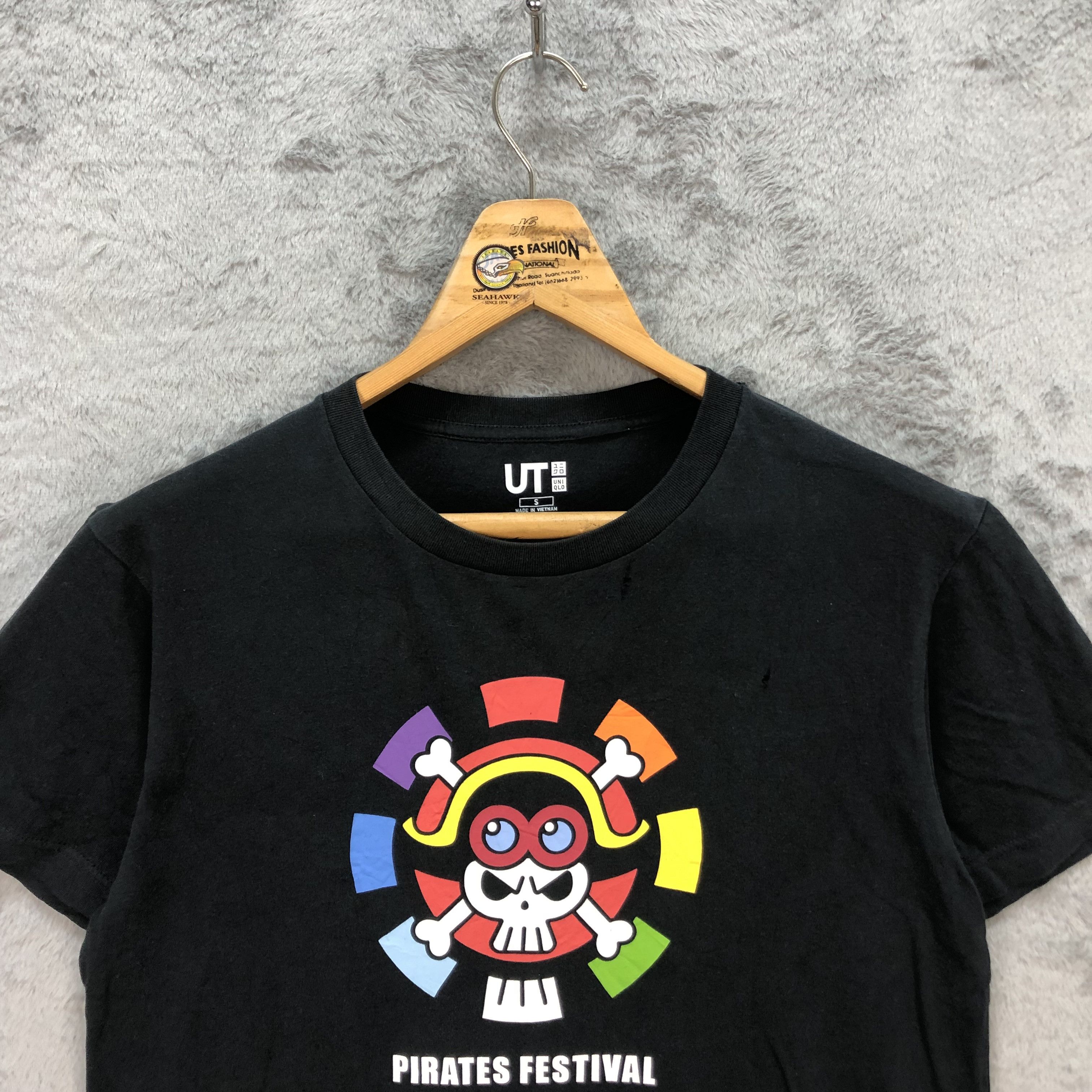One Piece Anime One Piece Pirate Festival Logo Tees #5706-203 Size US S / EU 44-46 / 1 - 2 Thumbnail