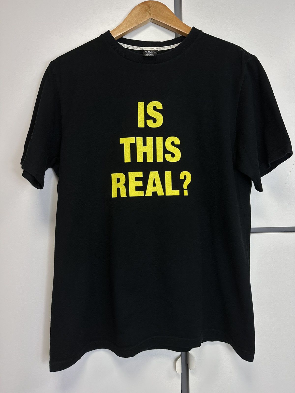 image of Number N Ine x Takahiromiyashita The Soloist Grail Ss09 Is This Real T-Shirt in Black (Size XL)
